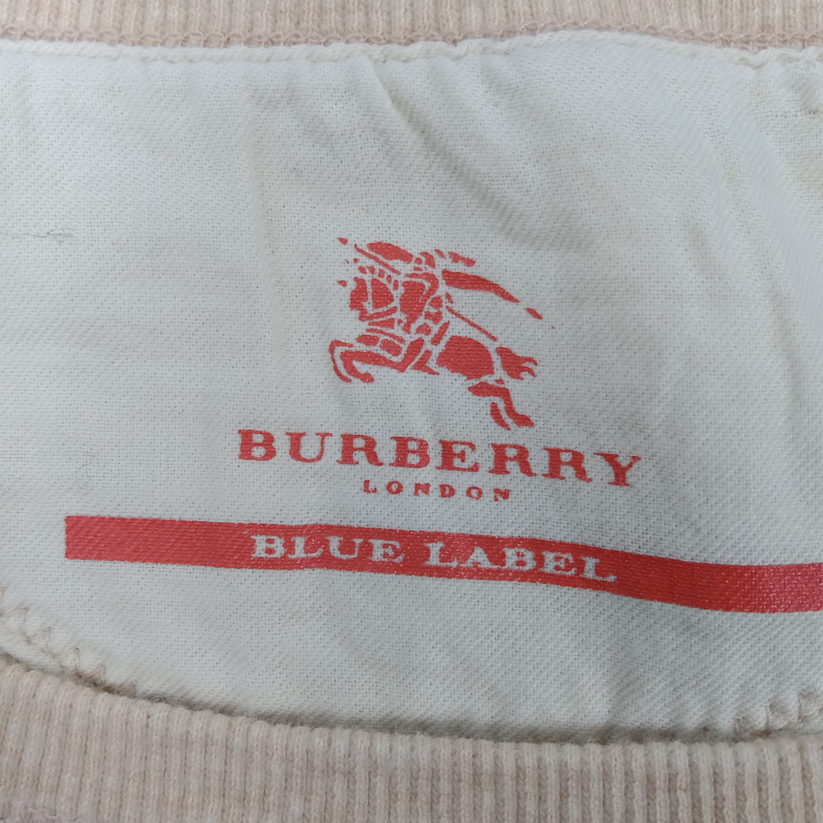 Burberry × Vintage Burberry London Nova Check Crop Long Sleeve Tshirt Size XS / US 0-2 / IT 36-38 - 3 Thumbnail