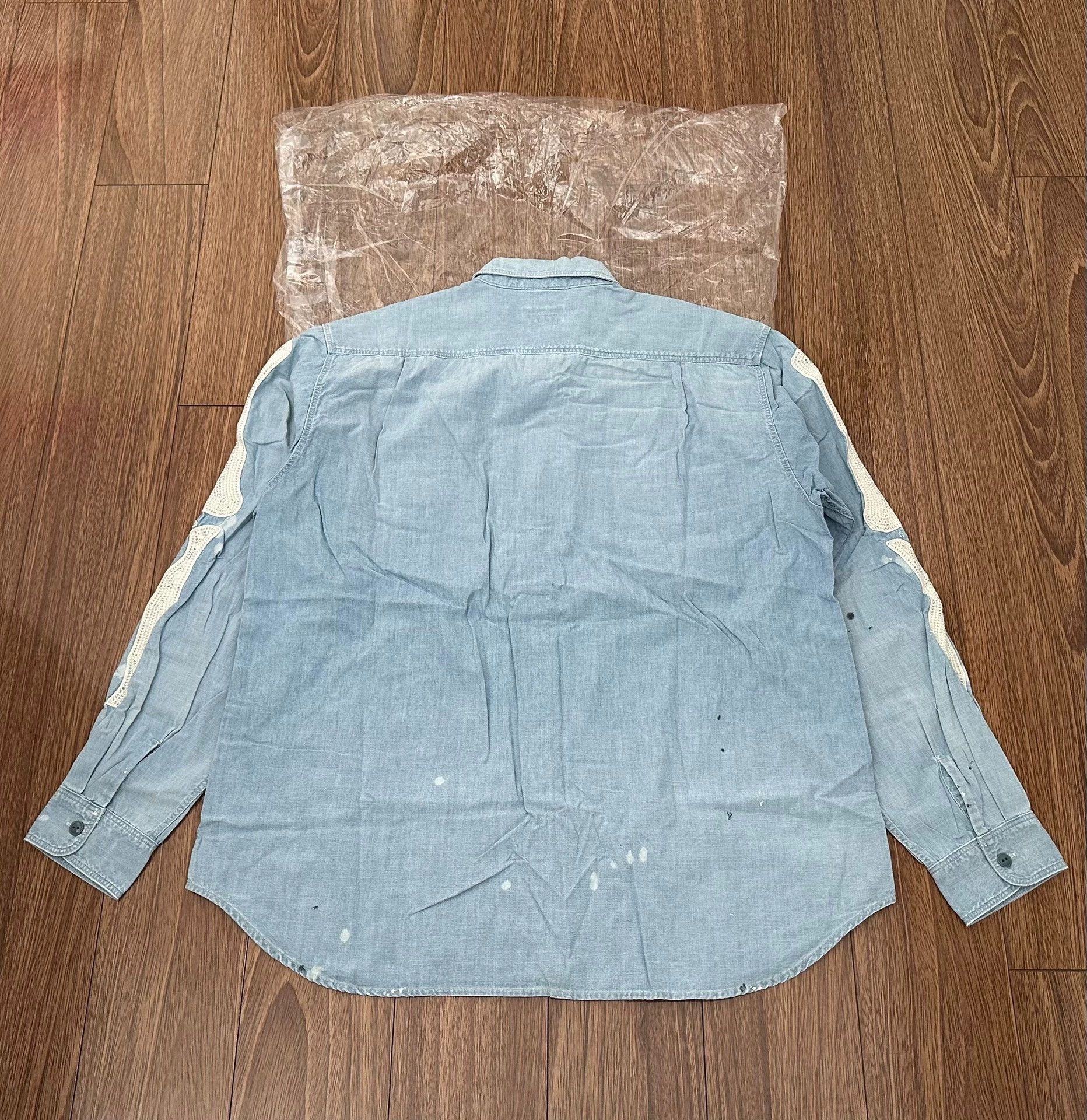 Kapital KAPITAL VINTAGE SHIRT KOUNTRY Washed Splattered Shirt Size US XL / EU 56 / 4 - 2 Thumbnail