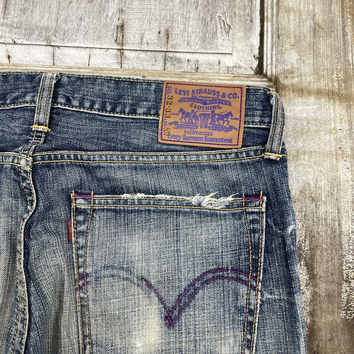 Levi's Vintage Levis 507 Distressed Jeans wc 369 Size US 32 / EU 48 - 7 Thumbnail