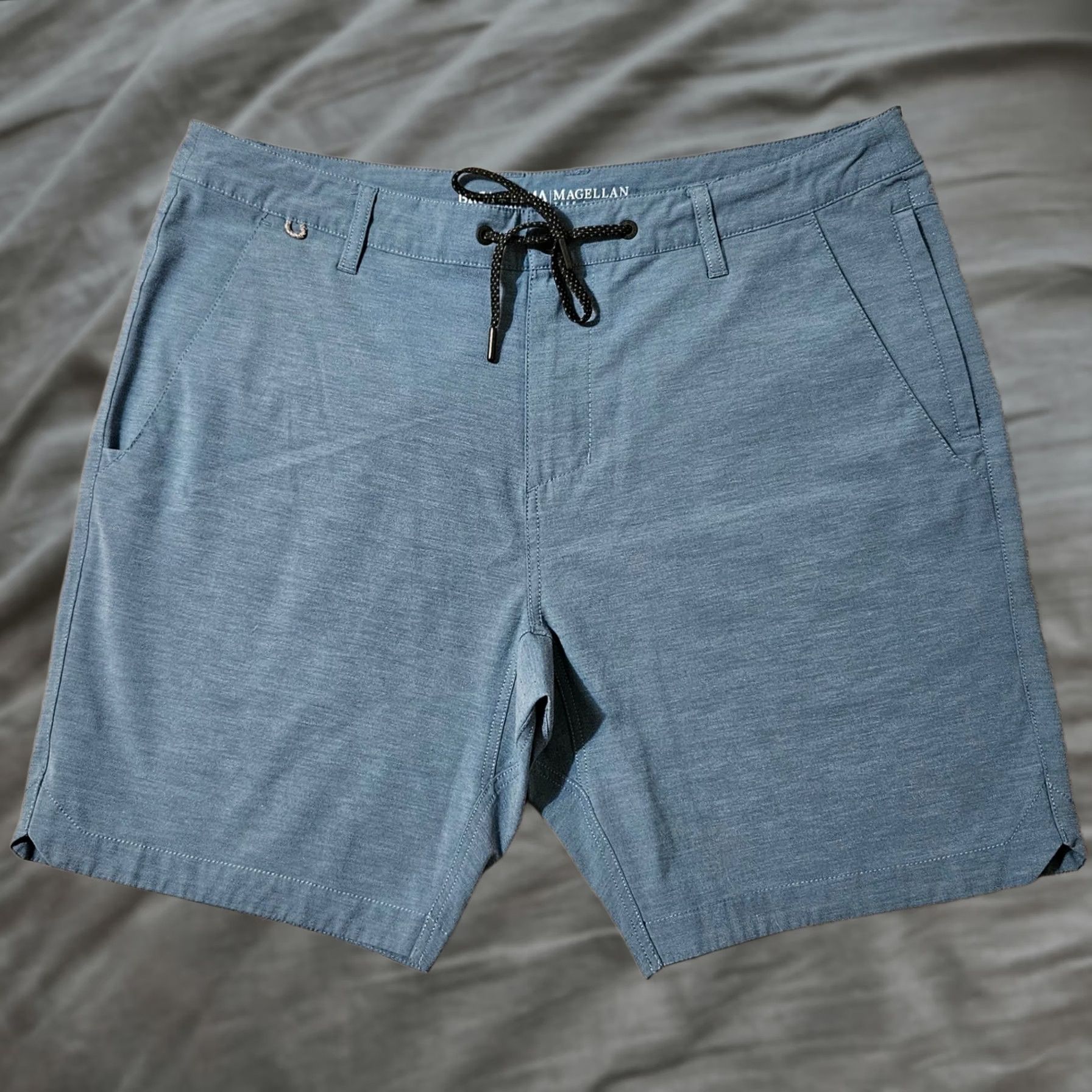 Vintage Baja Llama Magellan Explorer Blue Stretch Active Shorts Mens Sz 36 x 9 Size US 36 / EU 52 - 1 Thumbnail