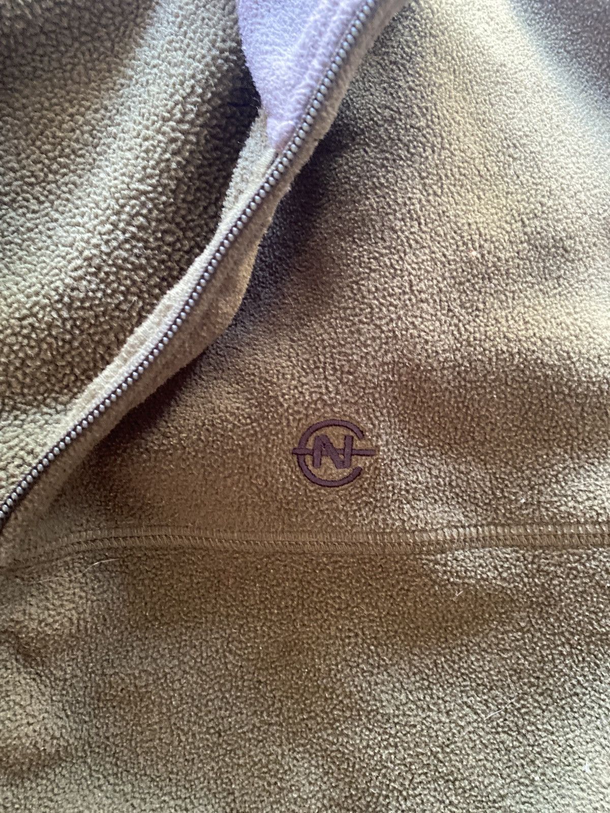 Nautica Vintage Nautica Olive Fleece Jacket Size US XL / EU 56 / 4 - 2 Thumbnail