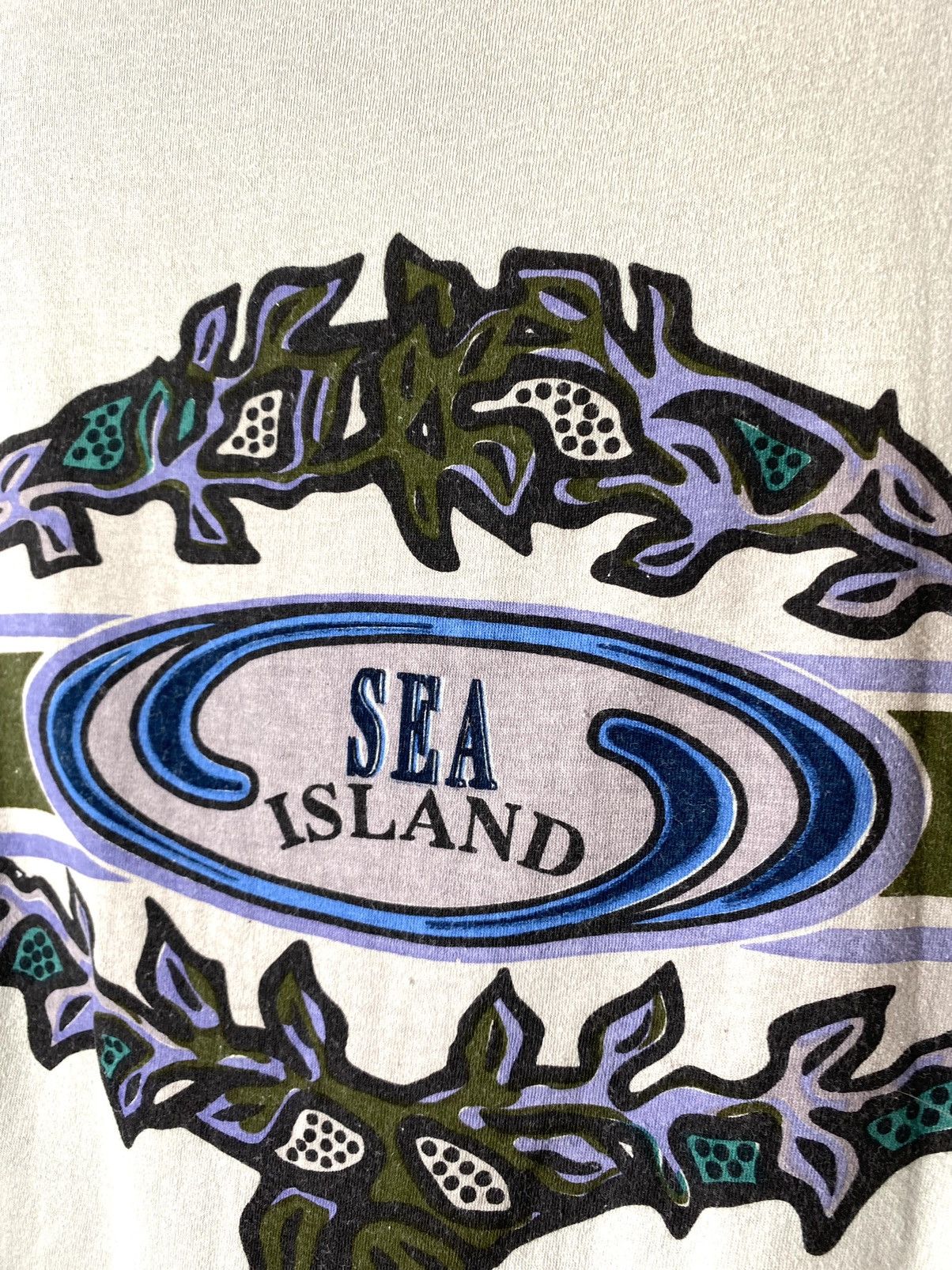 Vintage 80-90’s Rare! Vintage Sea Island T Shirt Surf Style Stussy Size US XL / EU 56 / 4 - 6 Thumbnail