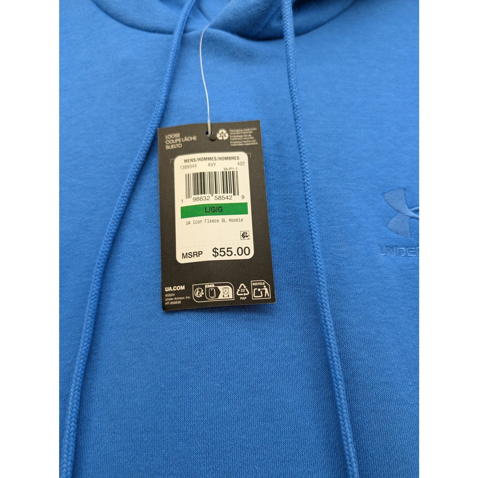 Under Armour NWT Under Armour UA Icon Fleece Men's Sleeveless Hoodie Size US L / EU 52-54 / 3 - 5 Thumbnail