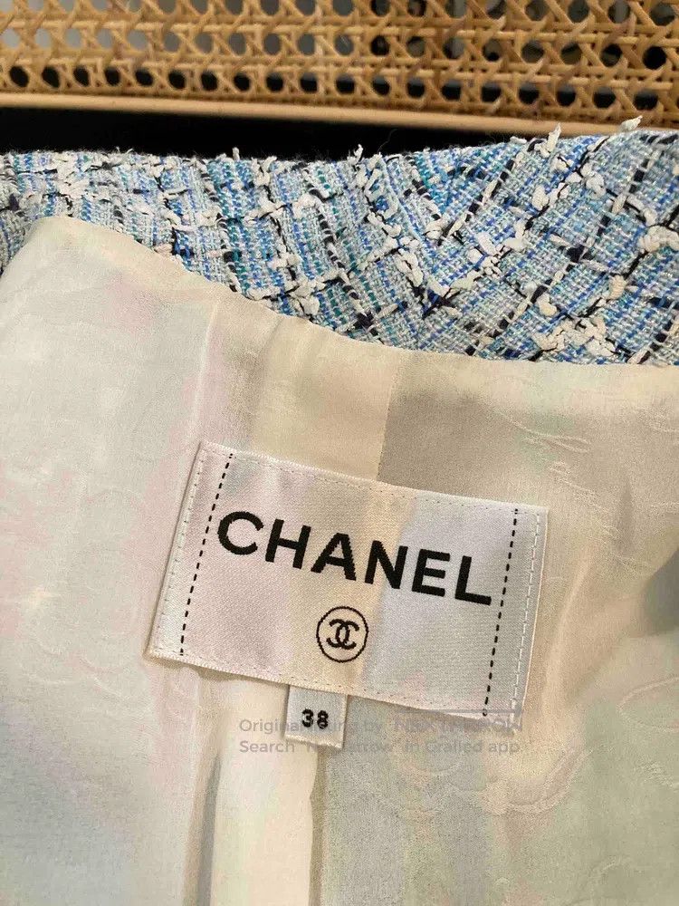 Chanel Chanel Cruise series blue and white glitter jacket Size XS / US 0-2 / IT 36-38 - 6 Thumbnail