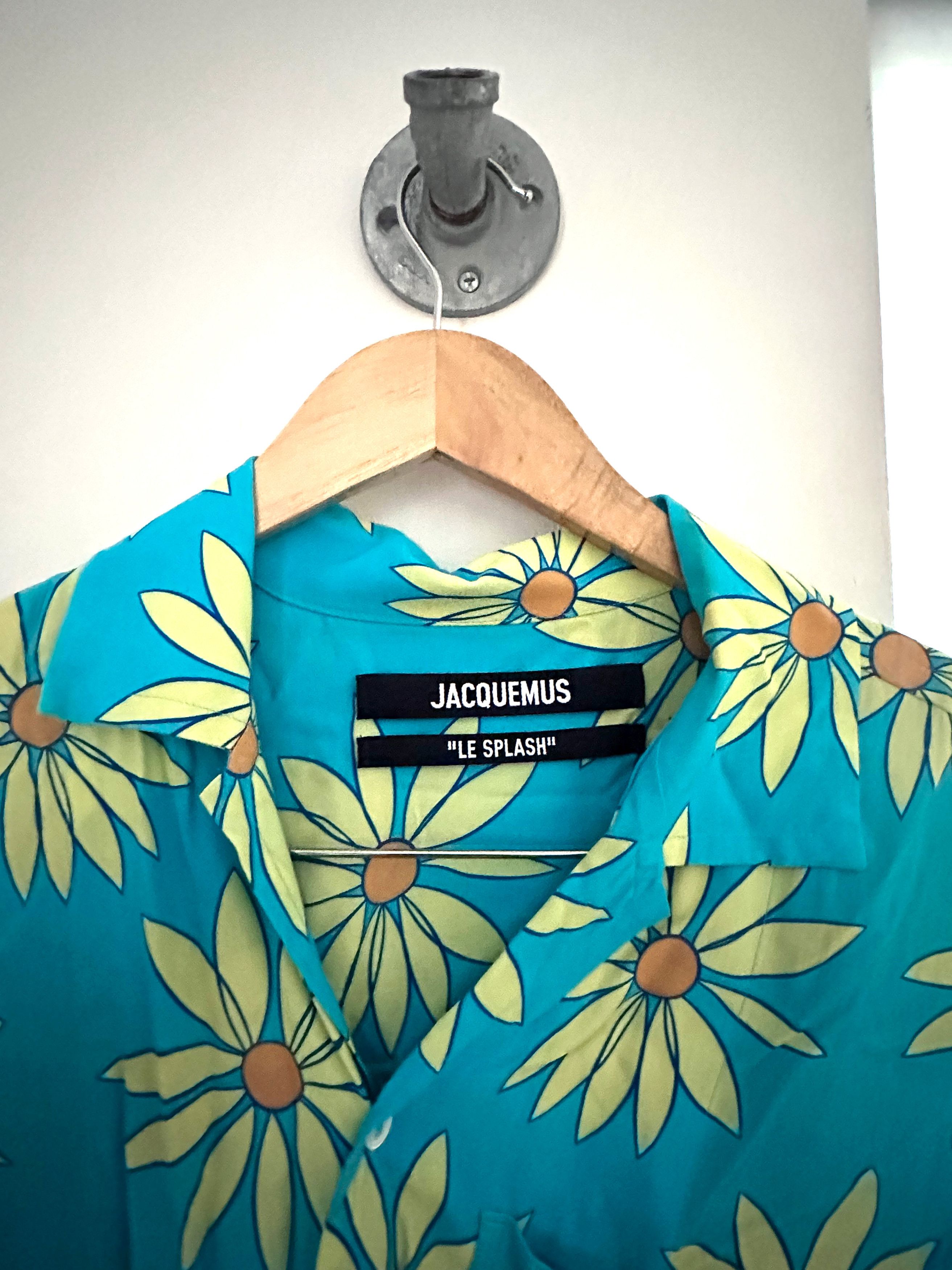 Jacquemus Jacquemus "Le Splash" Blue Floral SS Shirt Size US S / EU 44-46 / 1 - 3 Thumbnail