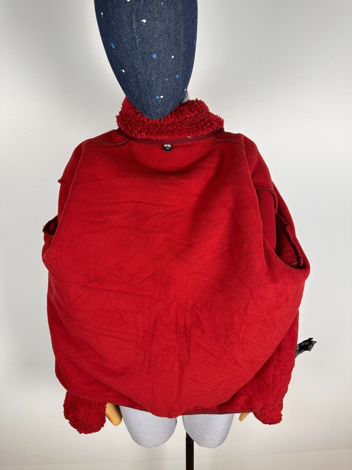 Uniqlo UniQlo Windproof Deep Fleece Jacket Womens Red Size S Size S / US 4 / IT 40 - 7 Thumbnail
