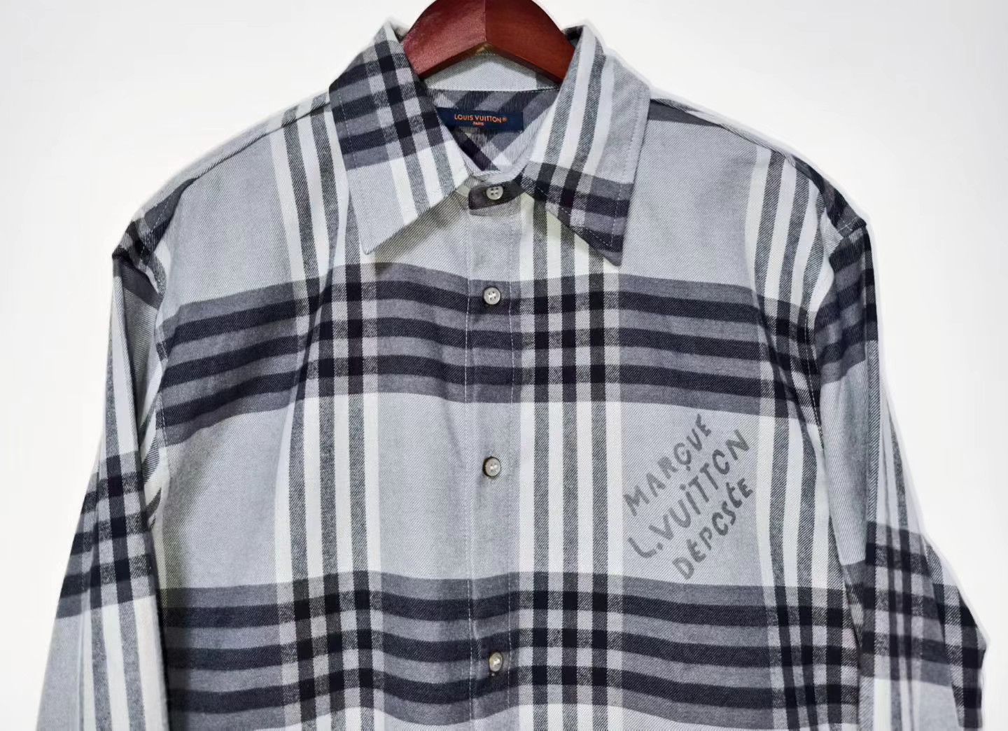 Louis Vuitton Louis Vuitton flannel long-sleeve shirt Size US M / EU 48-50 / 2 - 2 Thumbnail