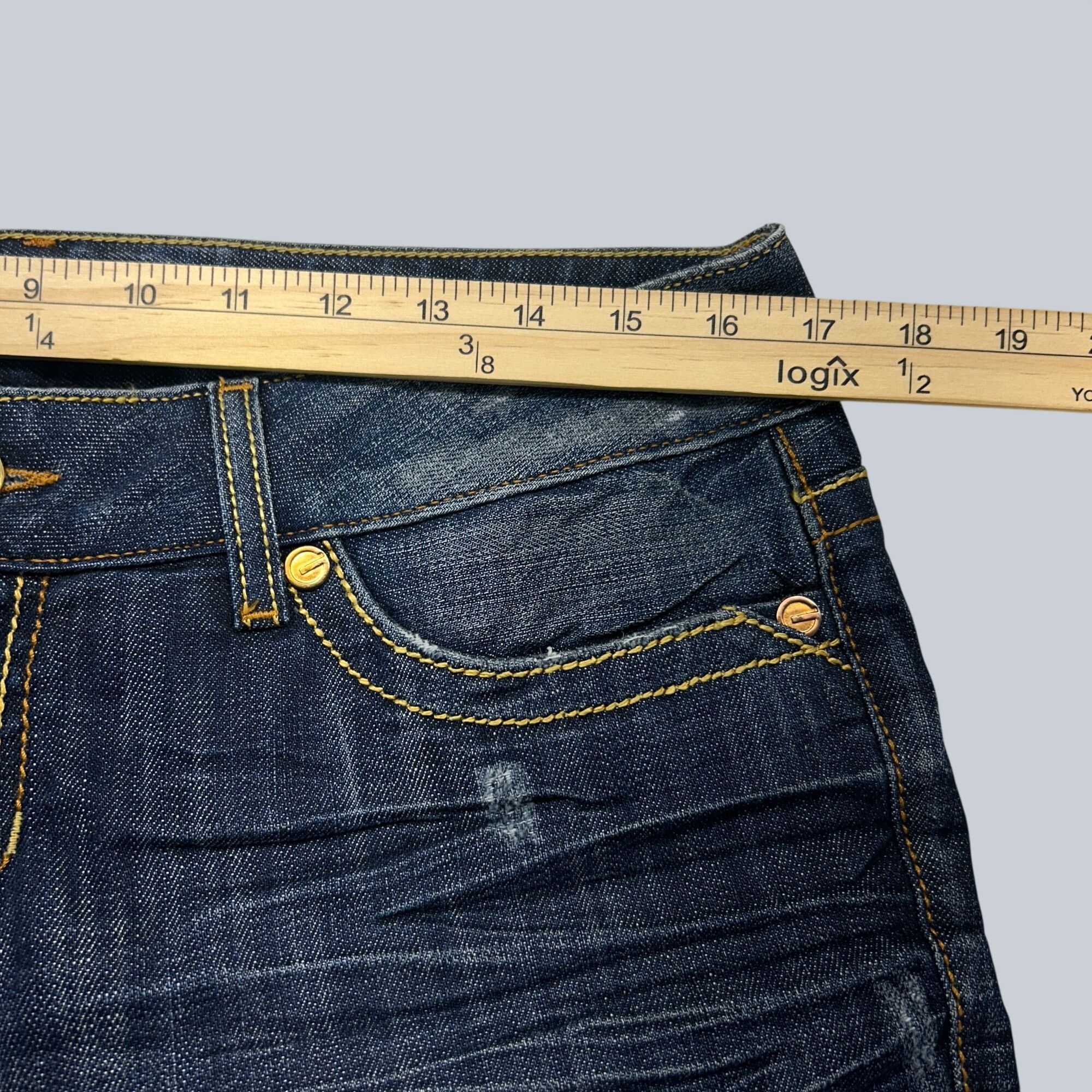 Guess Guess Premium Y2K Vintage Womens Flared Blue Denim Jeans 31 Size 31" - 5 Thumbnail