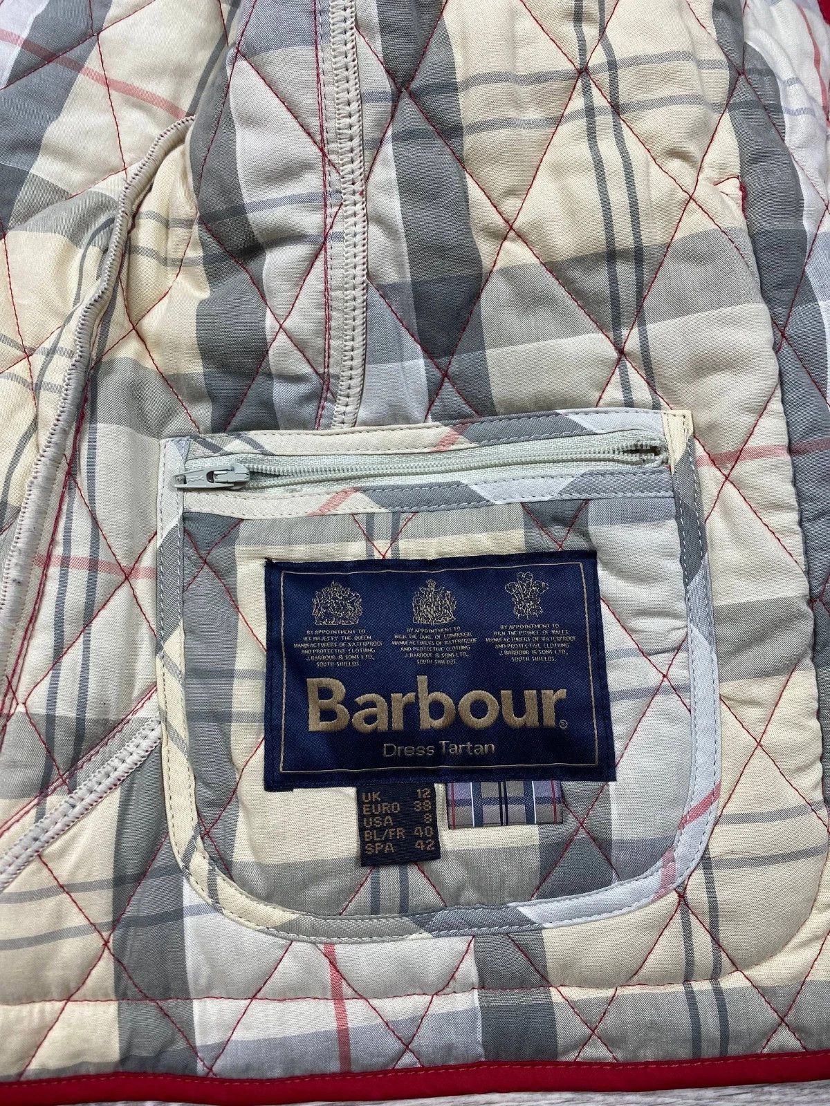 Barbour Barbour Women's Annandale Quilted Jacket Red Dress Tartan Size XL / US 12-14 / IT 48-50 - 6 Thumbnail