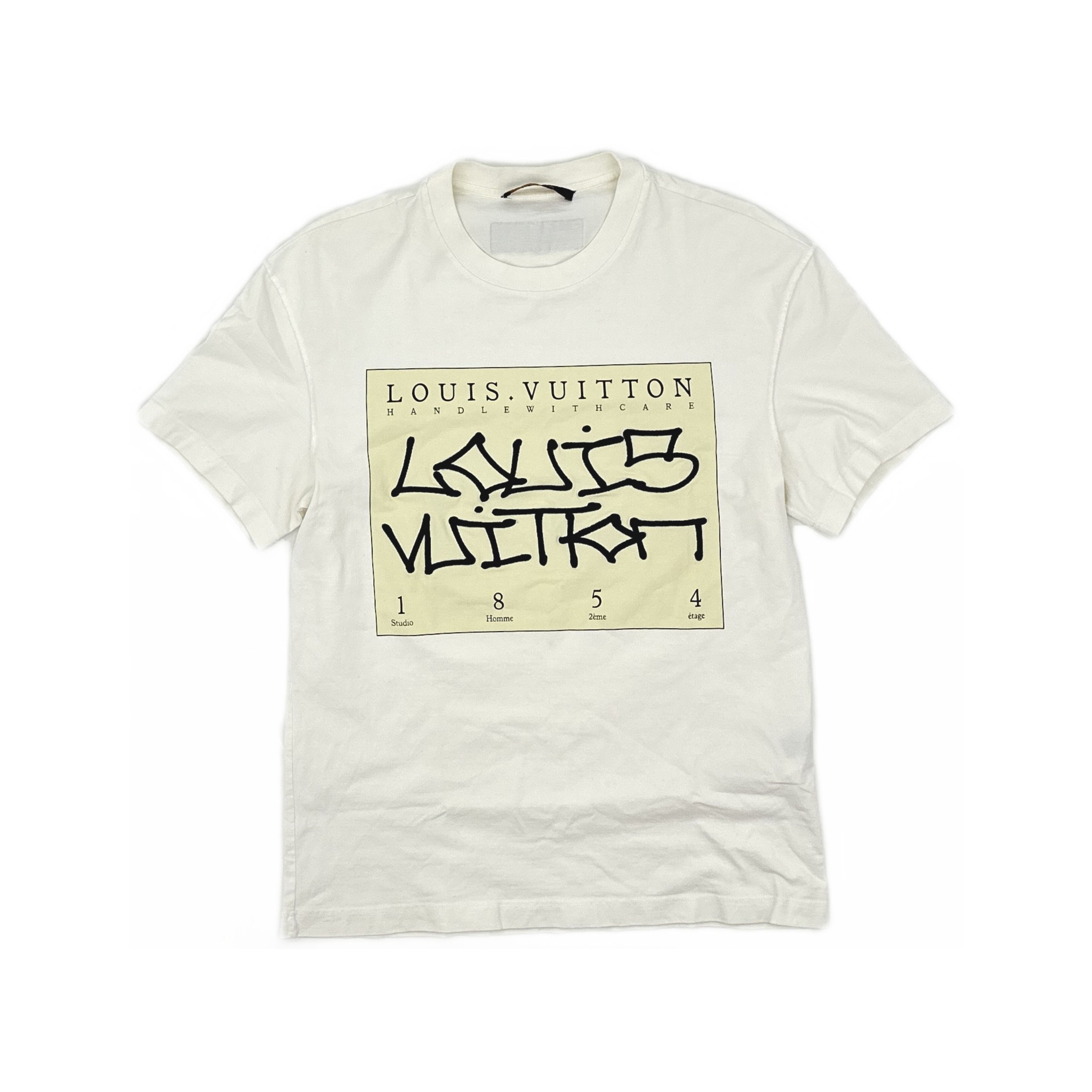 Louis Vuitton Louis Vuitton Handle With Care T-Shirt Size S Size US S / EU 44-46 / 1 - 1 Thumbnail