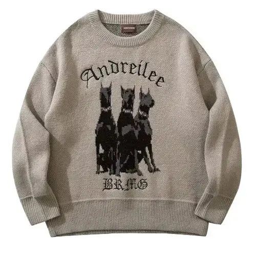 Vintage Andreile Three Dog Streetwear Y2K Double Knit Hoodie Size US XXL / EU 58 / 5 - 1 Thumbnail