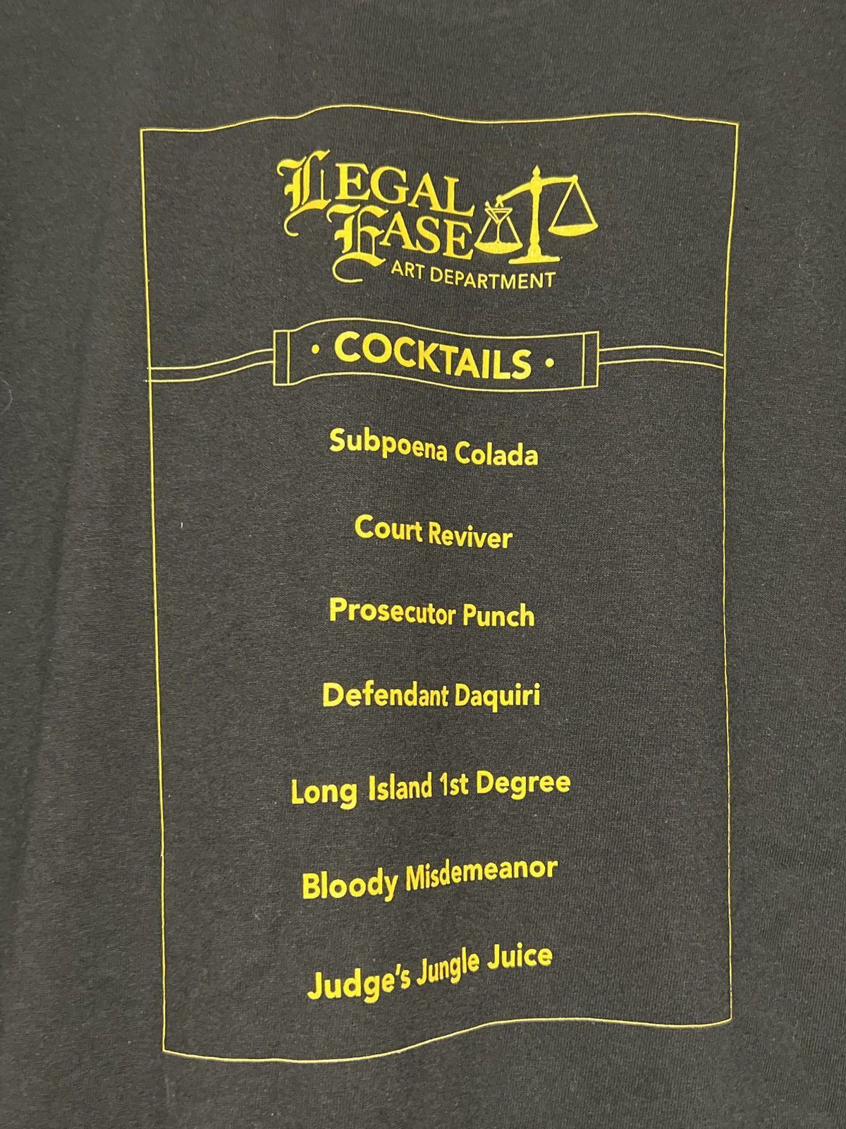She Hulk Cast & Crew 2021 Legal Ease Art Department Tee