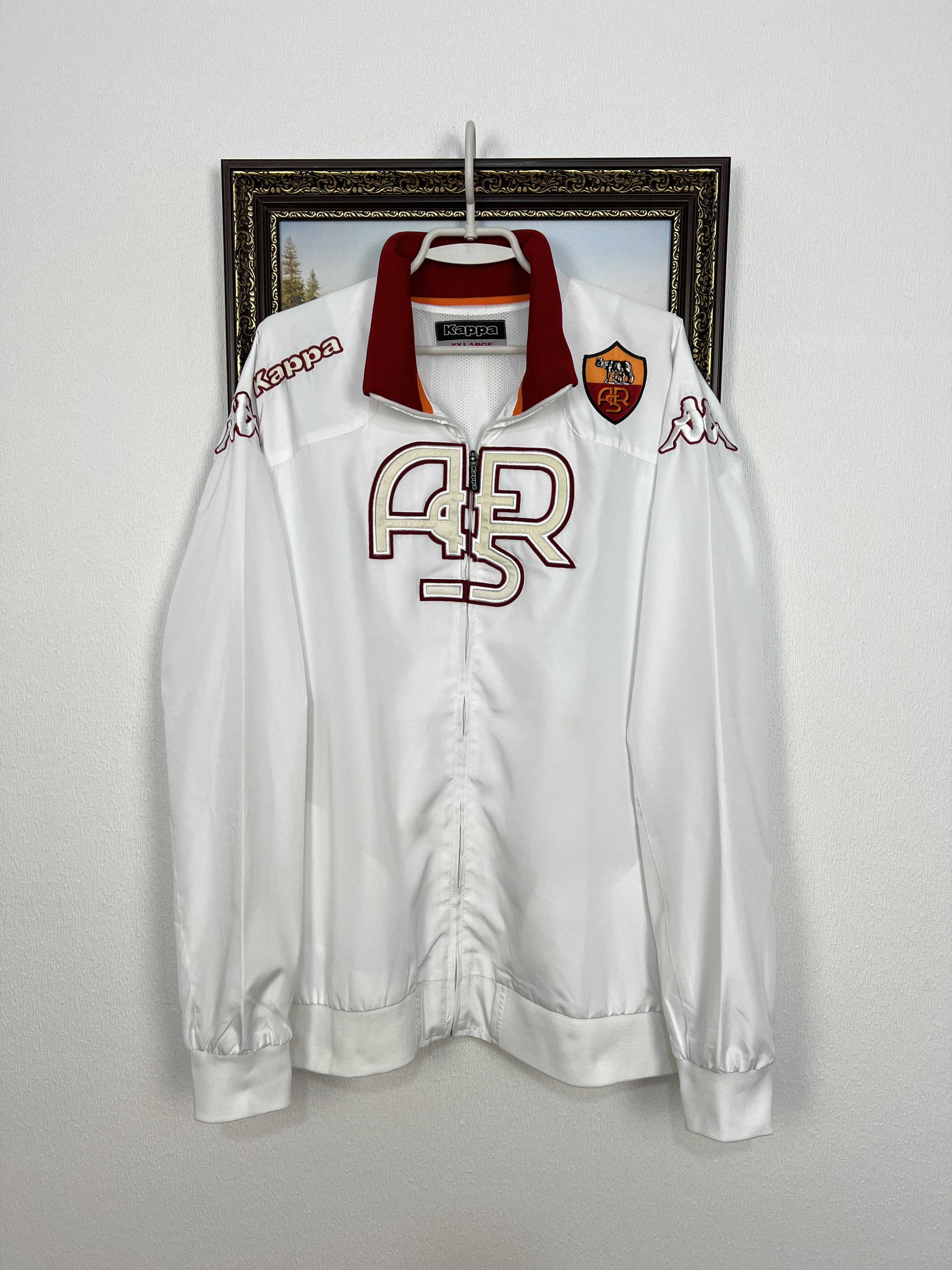 Kappa Vintage Kappa AC Roma Football Suit Soccer Set Jacket Pants Size US XXL / EU 58 / 5 - 2 Thumbnail