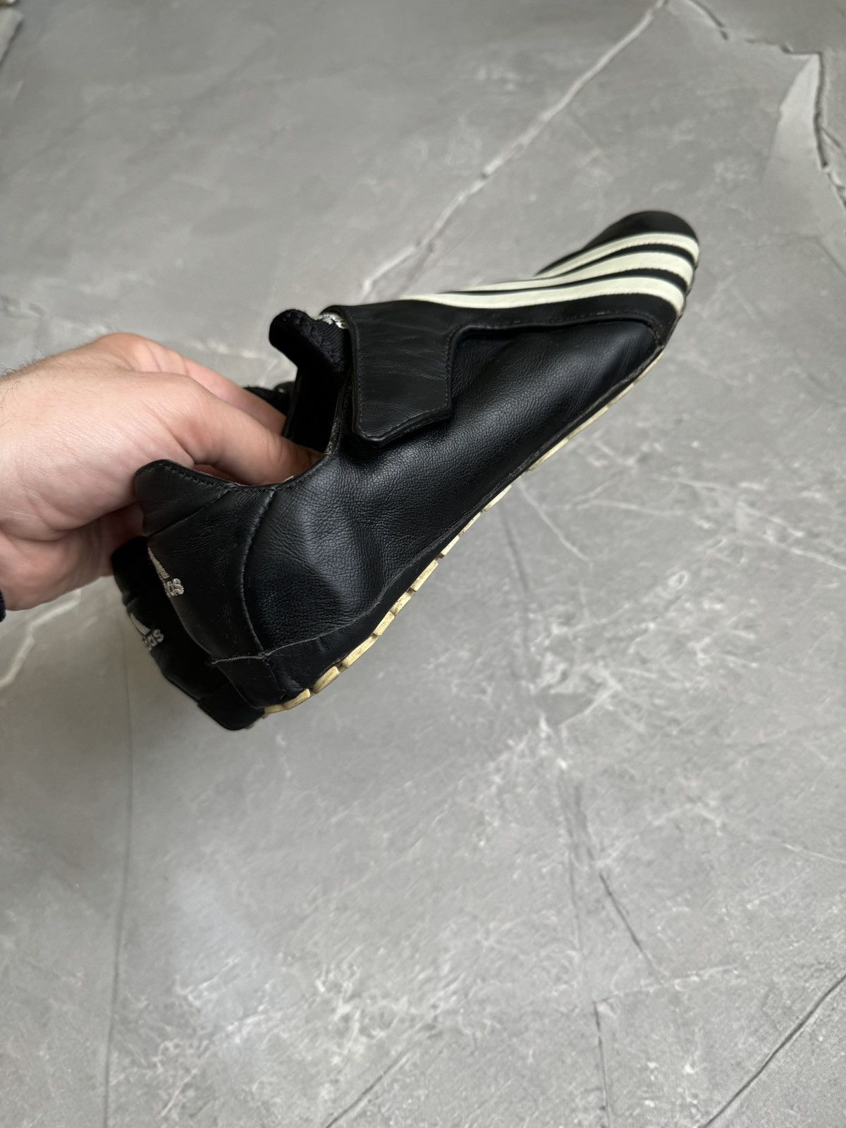 Adidas Vintage 00s Adidas Yoga Vario Leather Slip On Sneakers Y-3 Size US 7.5 / IT 37.5 - 13 Thumbnail