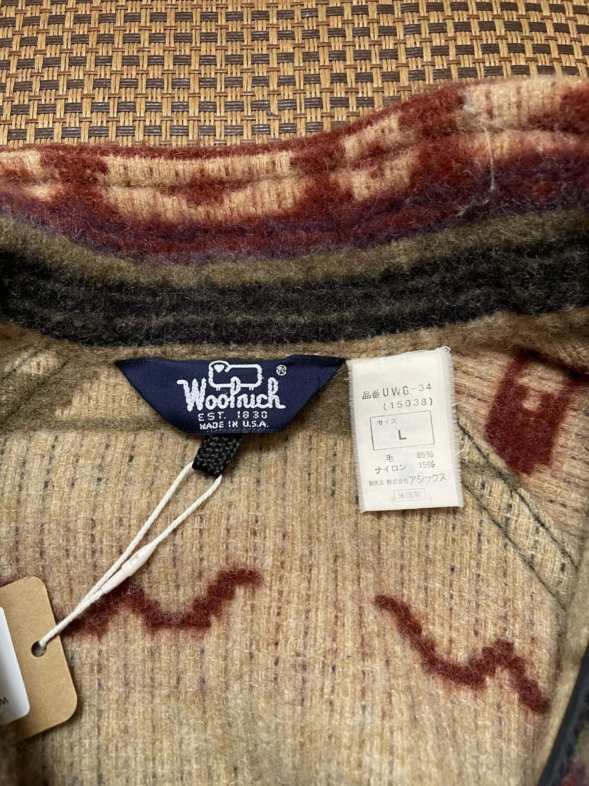 Woolrich Woolen Mills Vintage Woolrich Southwest Wool Bomber Jacket Size US L / EU 52-54 / 3 - 5 Thumbnail
