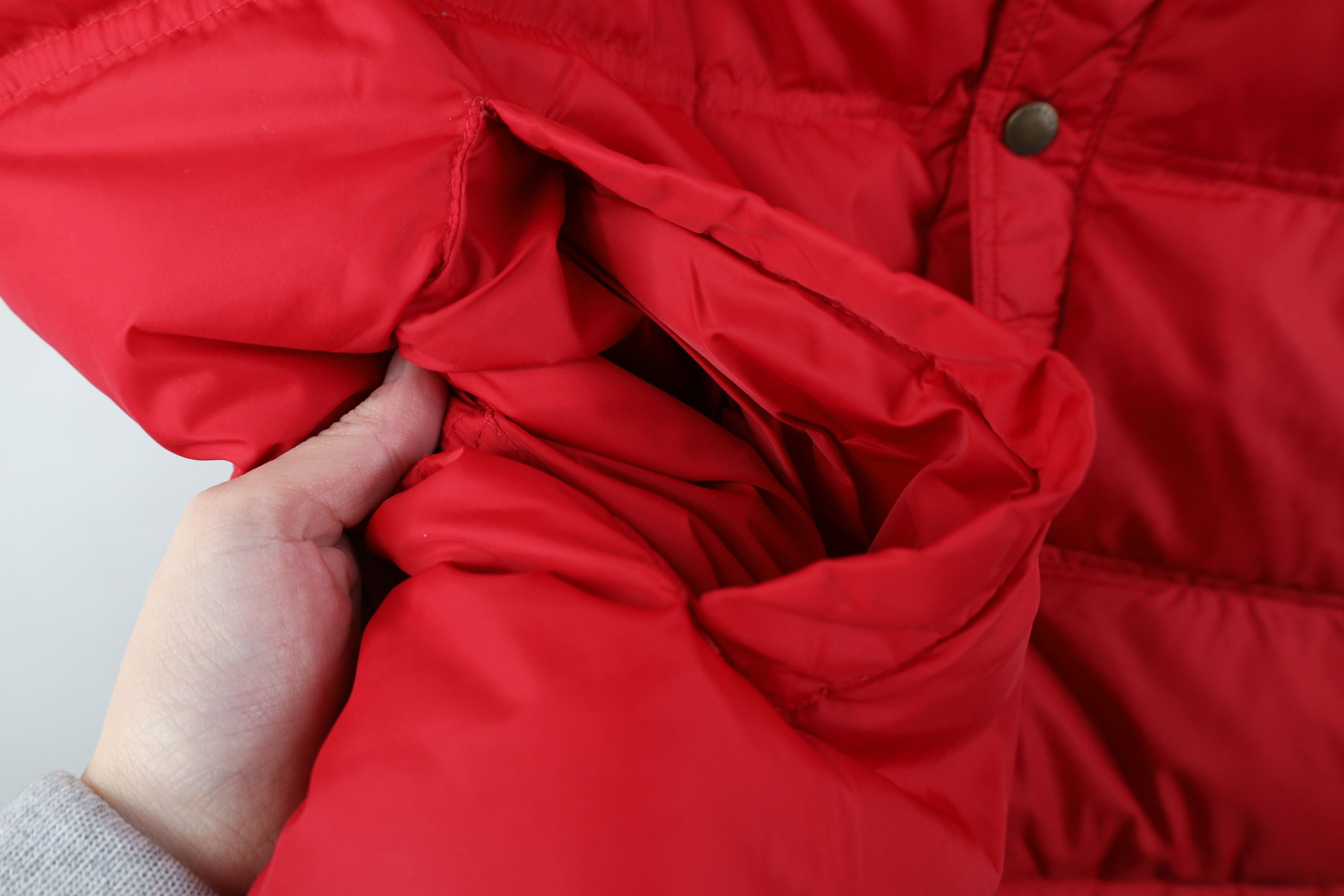 Lands' End Vintage Lands End Duck Down Insulated Puffer Vest Jacket Red Size US XXL / EU 58 / 5 - 8 Thumbnail