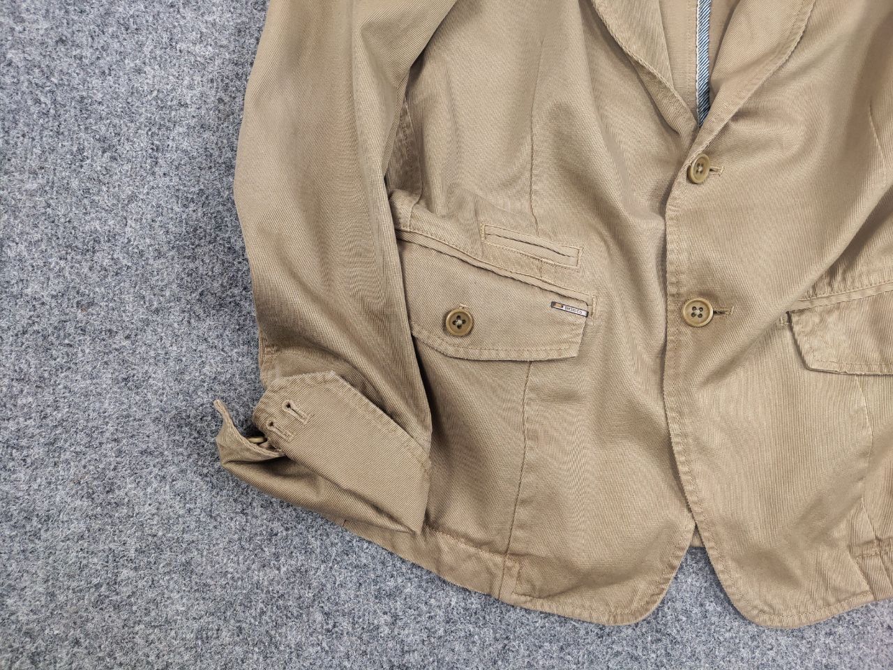 Diesel Vintage 90's Diesel Military Apparel Canvas Blazer Jacket Size US M / EU 48-50 / 2 - 6 Thumbnail