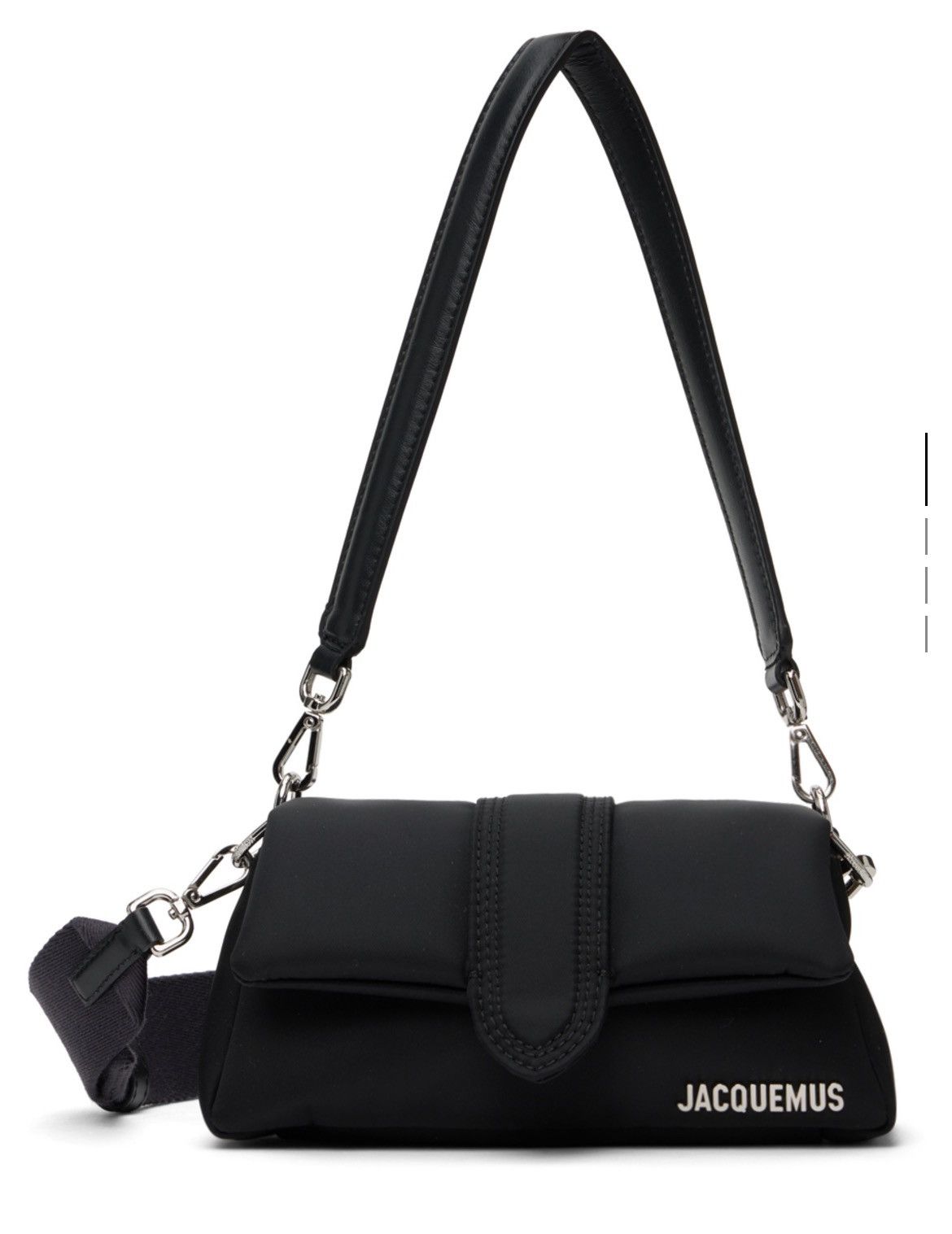 image of Jacquemus Black Le Chou Chou "le Petit Bambimou" Bag, Women's