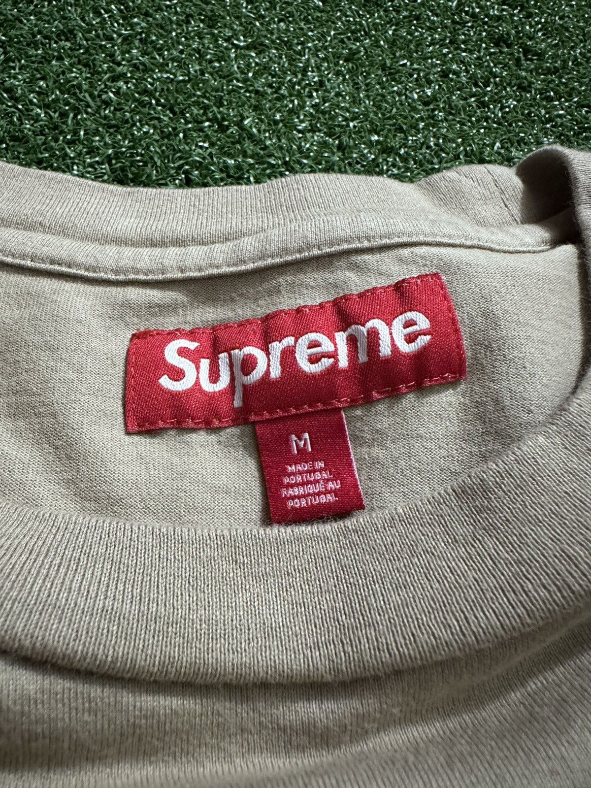 Supreme Supreme Intarsia Label Short Sleeve Tee Size US M / EU 48-50 / 2 - 3 Thumbnail