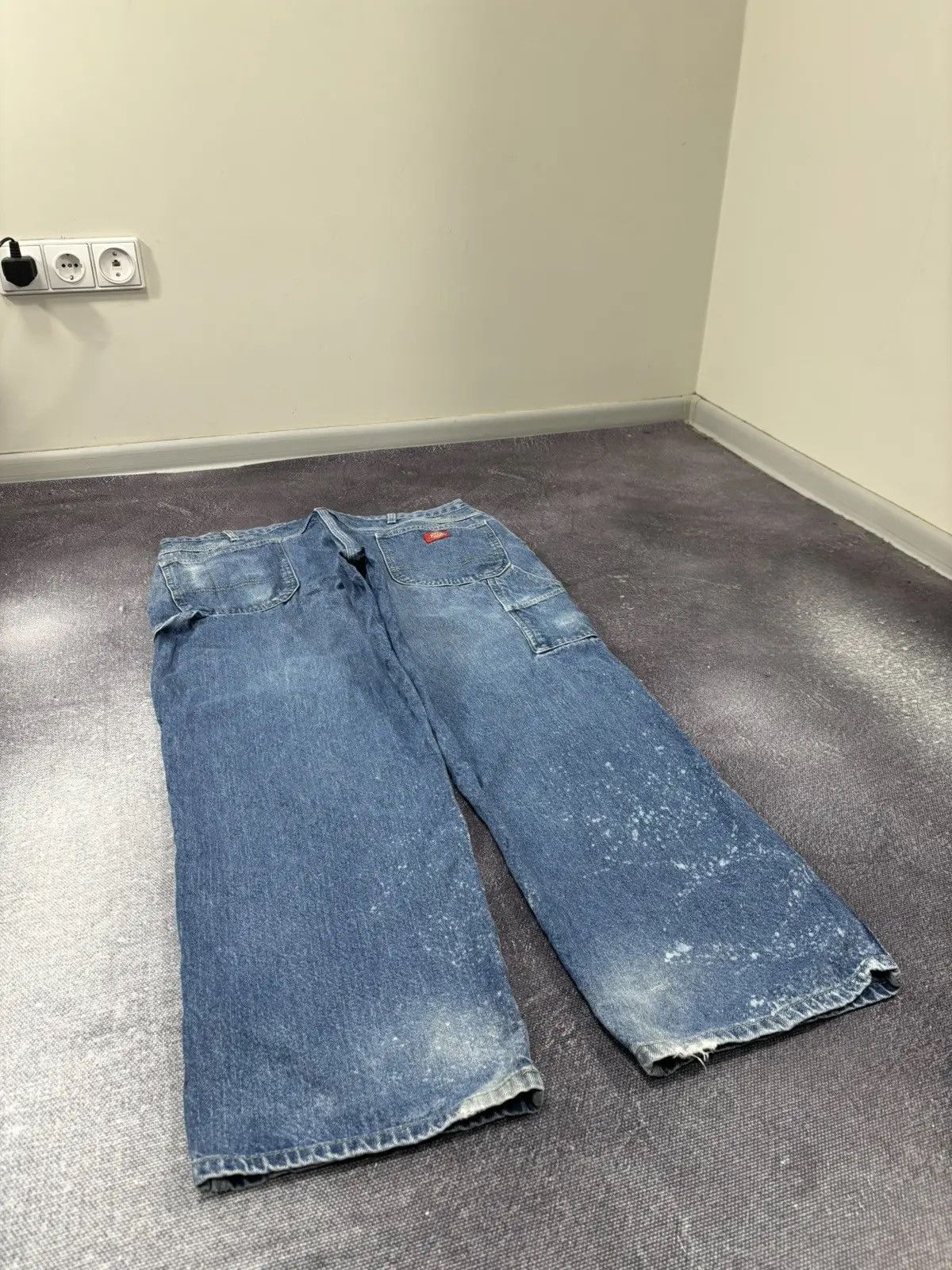 Dickies × Vintage Vintage Dickies Faded Blue Denim American Hype Baggy Jeans Size US 42 / EU 58 - 3 Thumbnail