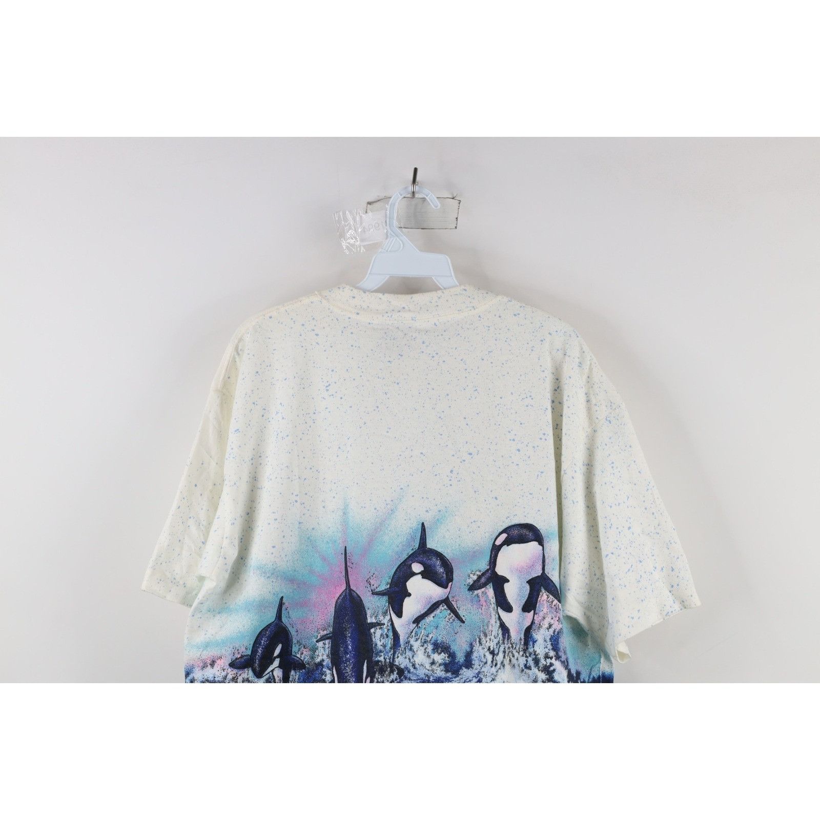 Vintage Deadstock Vintage 80s Sea World All Over Print T-Shirt Size US XL / EU 56 / 4 - 12 Thumbnail