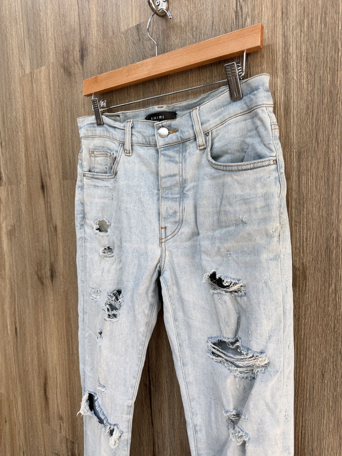 Amiri Amiri Thrasher Denim Jeans Size US 31 - 4 Thumbnail