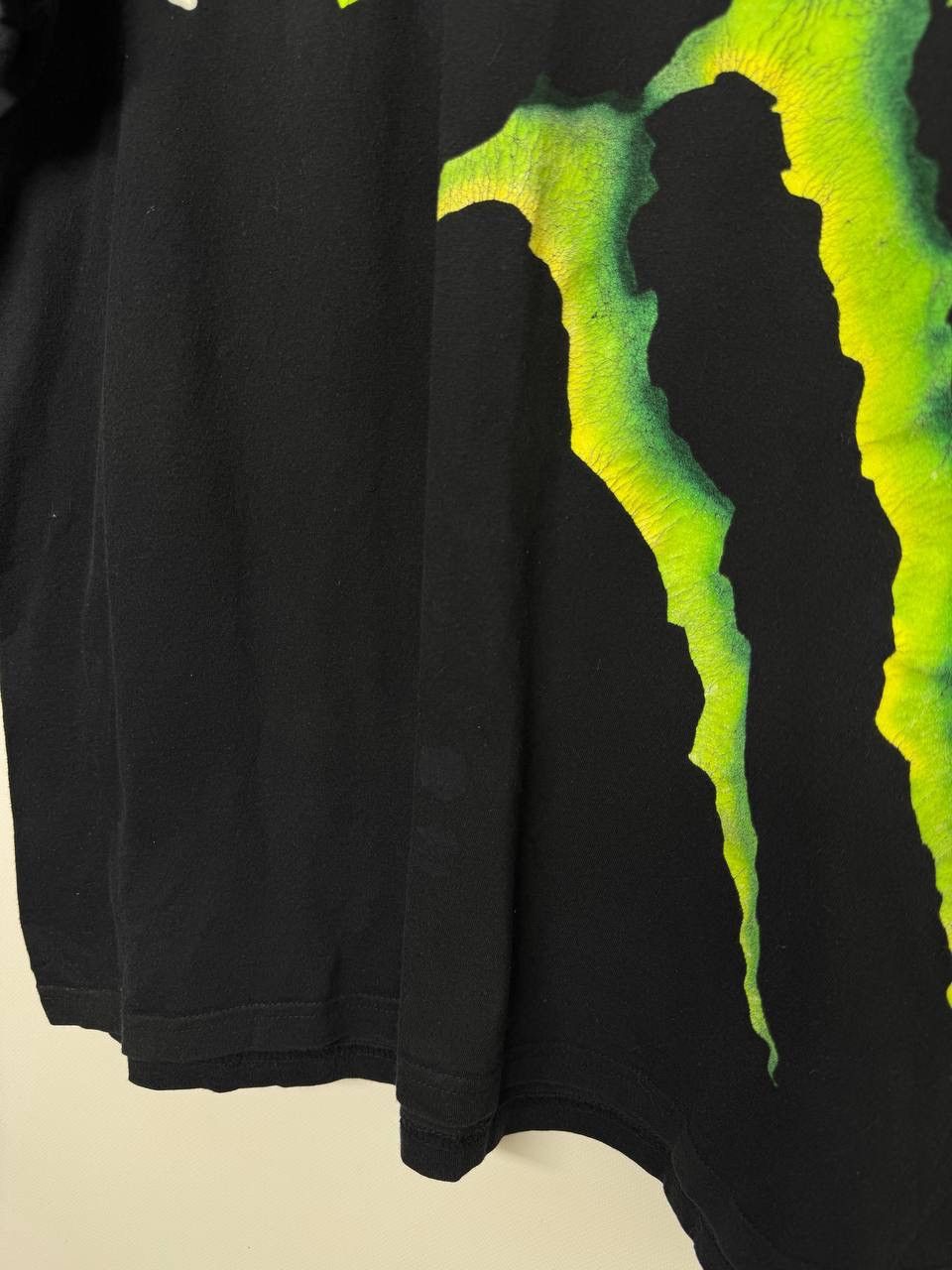 Vintage Monster Energy Drink Black Green Thunder Racing Tee Speed Size US XL / EU 56 / 4 - 4 Thumbnail