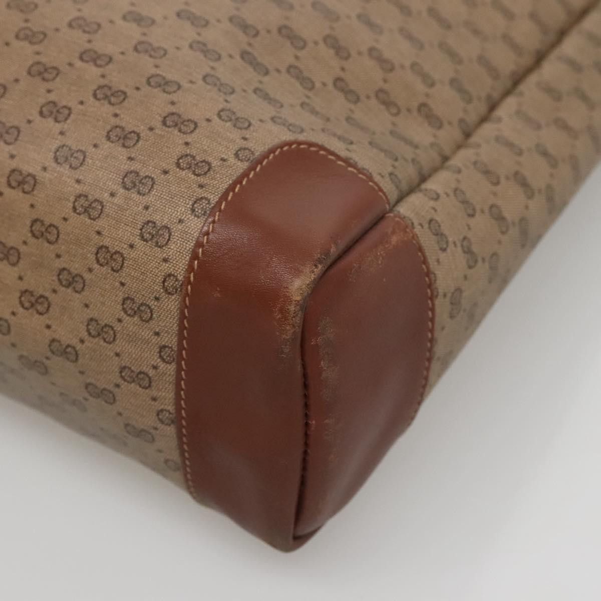 Gucci GUCCI Micro GG Supreme Tote Bag Pvc Beige Gold 002 37 002 37 Size ONE SIZE - 10 Thumbnail