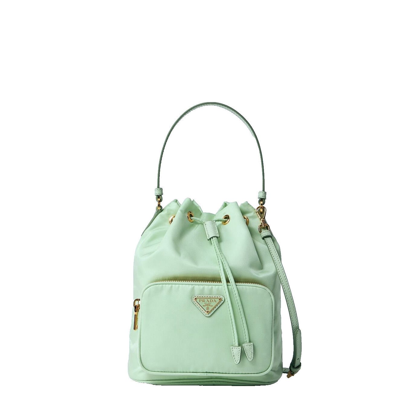 Prada PRADA Duet Aqua Re-Nylon Bucket Bag New & Authentic Size ONE SIZE - 1 Thumbnail