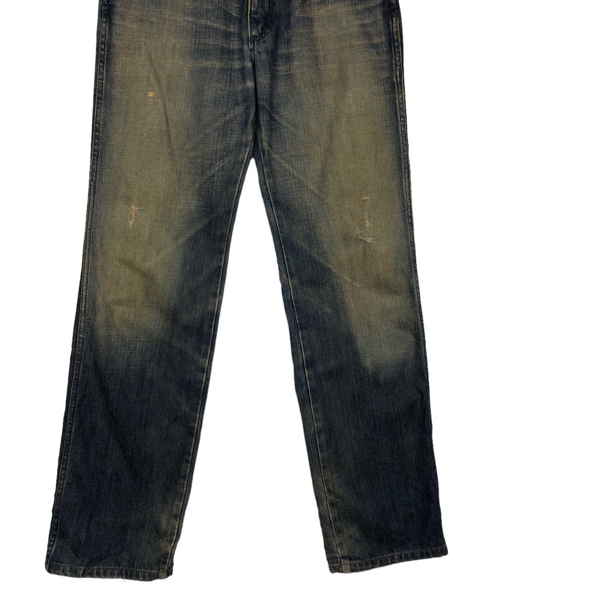 Japanese Brand 🔥90’s Rare Distressed Denim Jeans Wrangler Selvedges USA Size US 30 / EU 46 - 7 Thumbnail