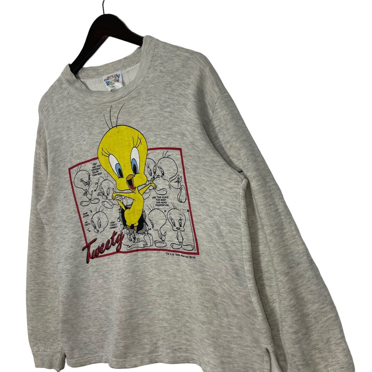 Warner Bros Vintage 90s Warner Bross X Looney Tunes Cartoon Sweatshirt Size US M / EU 48-50 / 2 - 5 Thumbnail