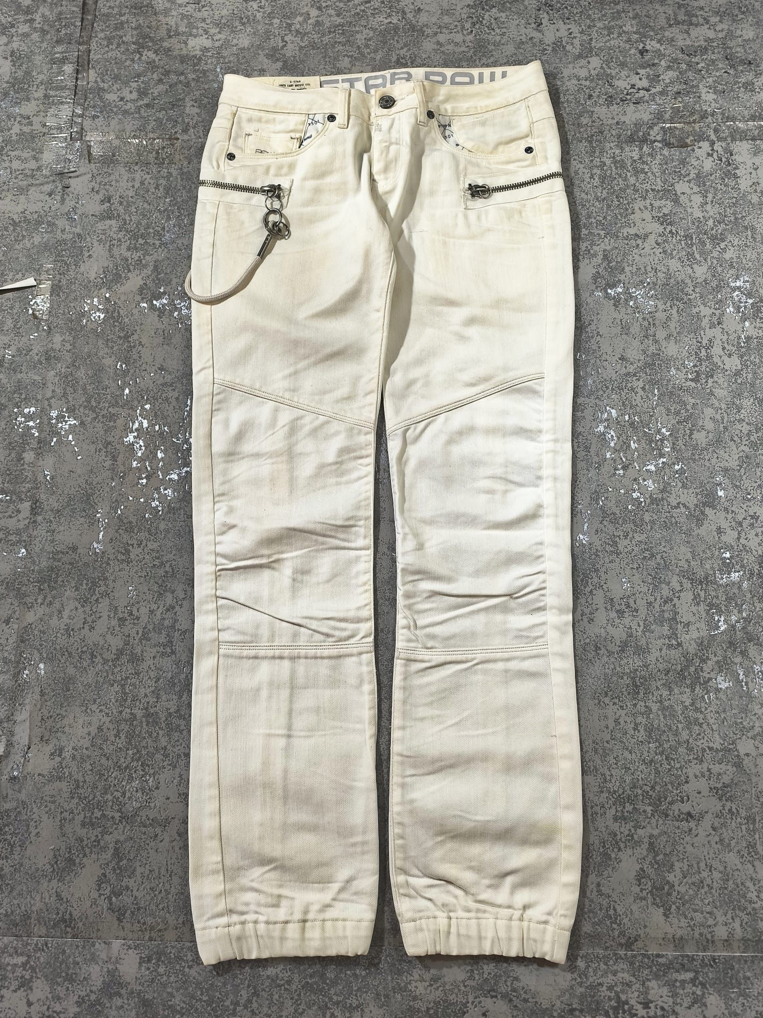 G-Star gstar avantgarde moto straight lowrise biker jeans Size 30" / US 8 / IT 44 - 9 Thumbnail