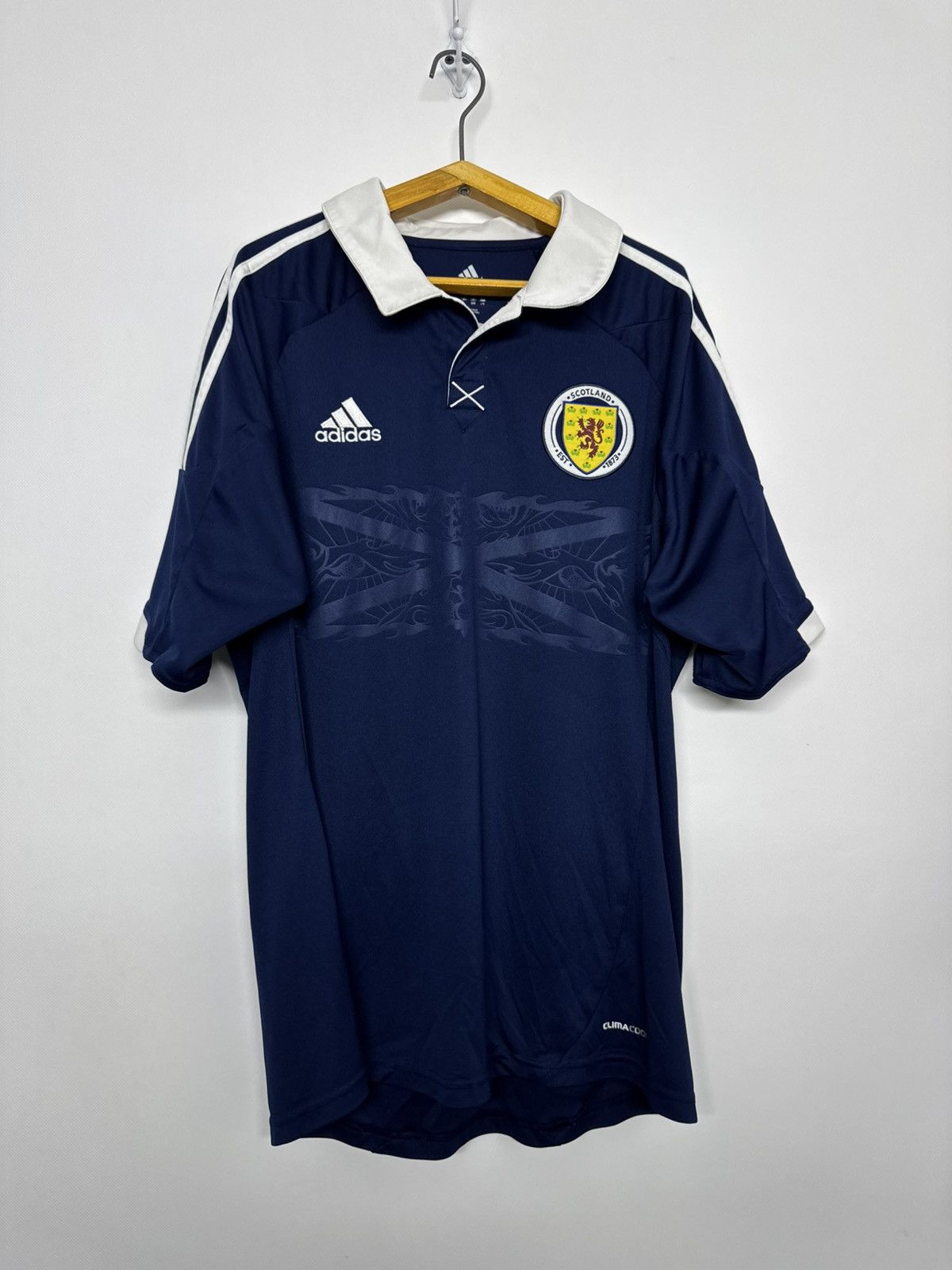 Adidas SCOTLAND 2012 2013 HOME FOOTBALL SHIRT SOCCER JERSEY ADIDAS Size US L / EU 52-54 / 3 - 2 Thumbnail