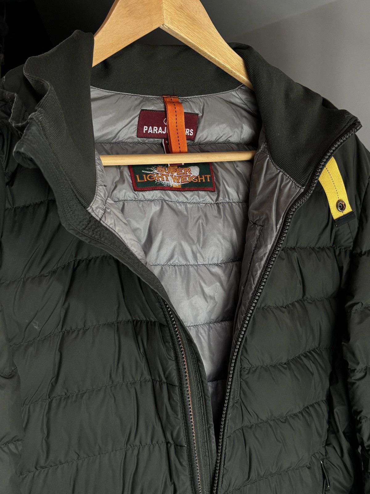 Parajumpers Parajumpers Khaki Hooded Down Puffer Outdoor Jacket Size US L / EU 52-54 / 3 - 4 Thumbnail