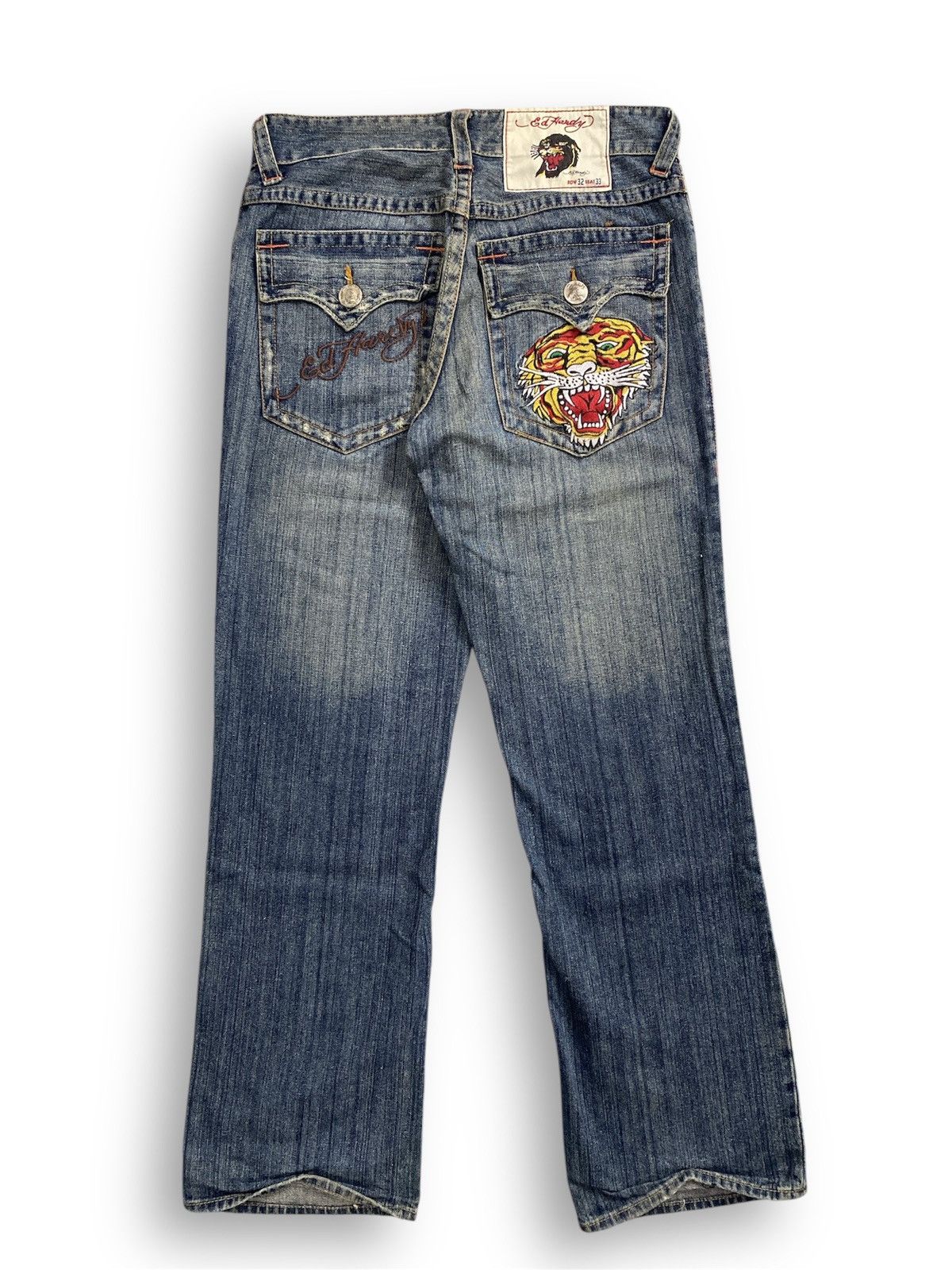 Christian Audigier スタッズ ウォッシュ 刺繍 レザー デニム 2025年最新】CHRISTIAN AUDIGIER デニムの人気