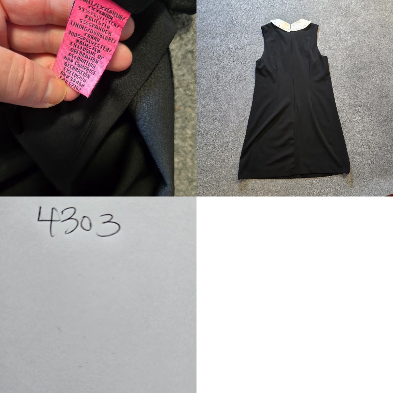 Betsey Johnson Betsey Johnson Dress Womens 10 Black Pearls Rhinestone Sleeveless Retro Cocktail Dress Size L / US 10 / IT 46 - 8 Thumbnail