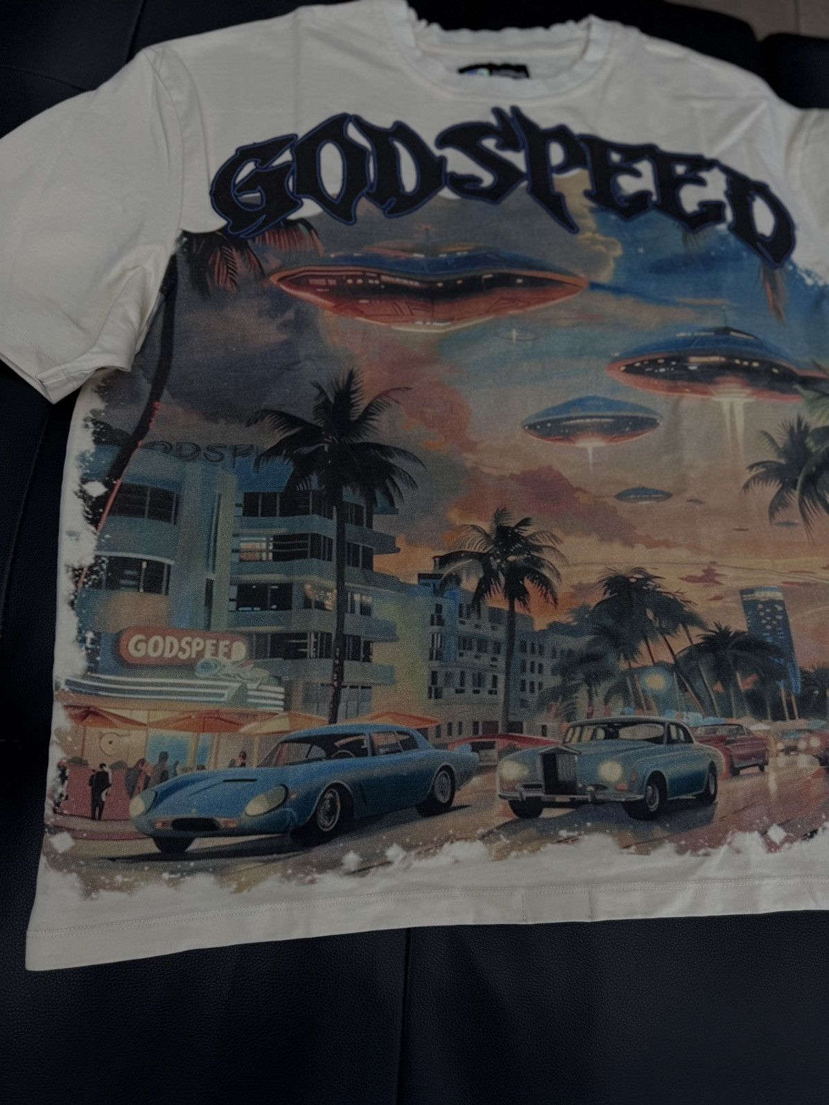 Godspeed Godspeed UFO Miami Tee Shirt Size XXL (NEW) Size US XXL / EU 58 / 5 - 3 Thumbnail