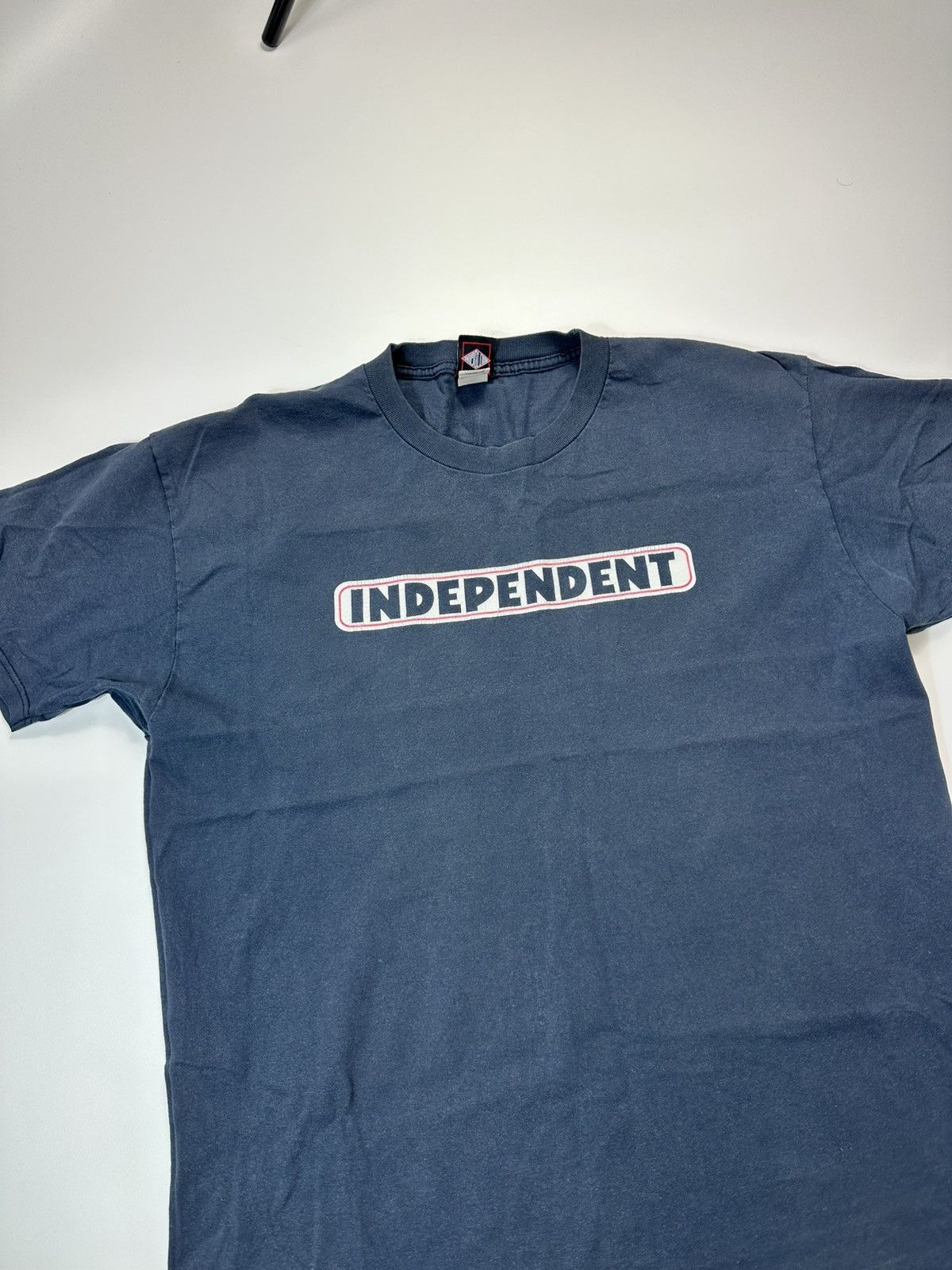 Independent Trading Co. 90's Independent T-shirt Centre Logo XL Size Blue Size US XL / EU 56 / 4 - 5 Thumbnail