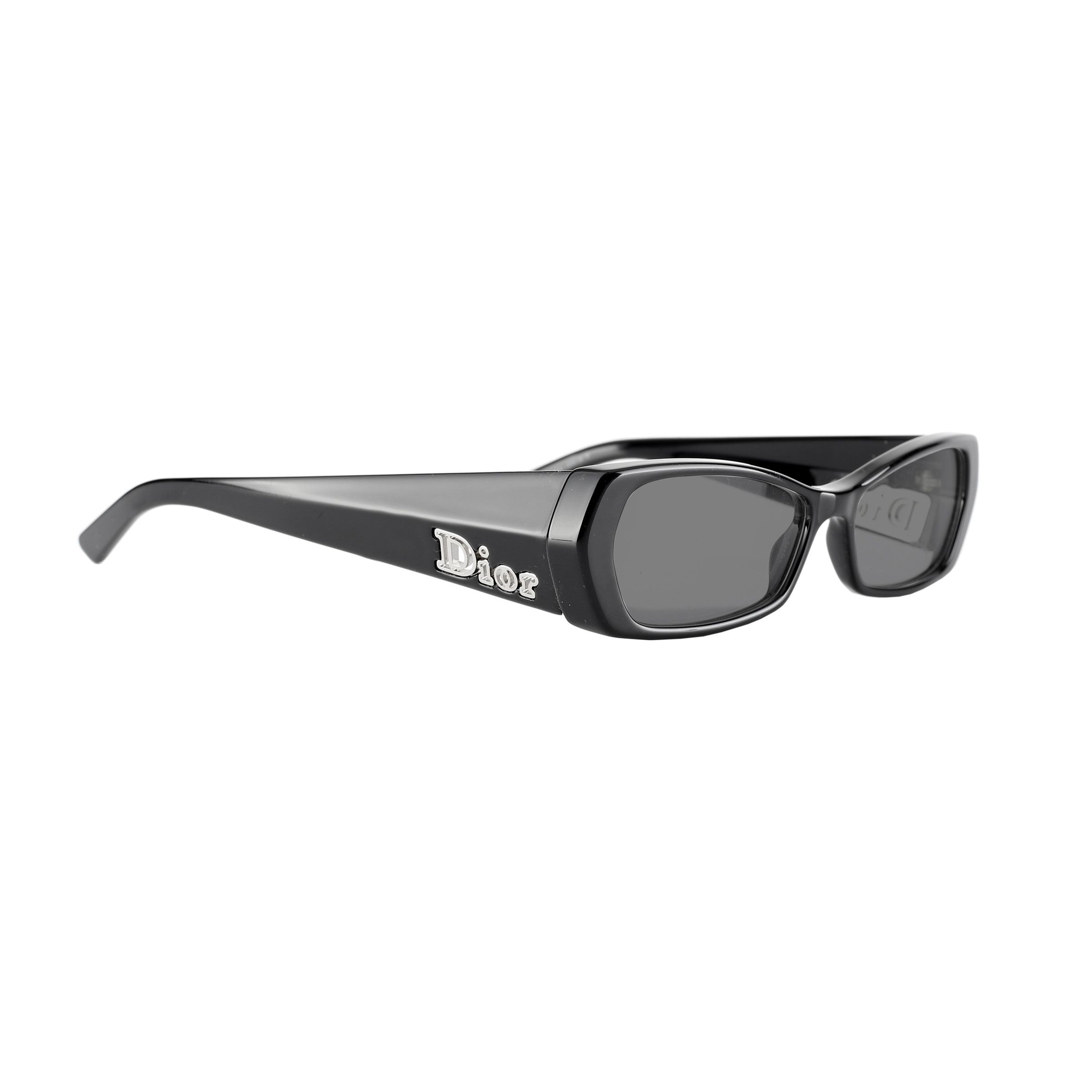 Dior Christian Dior '00s Black Wide Plastic Frame Sunglasses Blk Size ONE SIZE - 5 Thumbnail