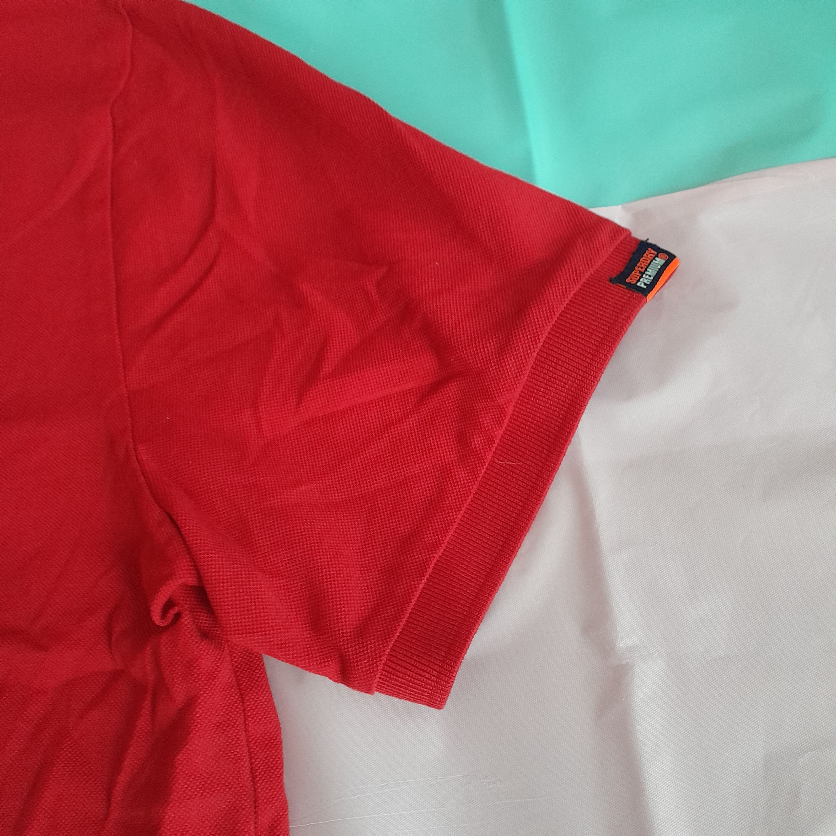 Superdry Superdry Premium Polo Shirt Men’s Red Pull over Size US XL / EU 56 / 4 - 7 Thumbnail