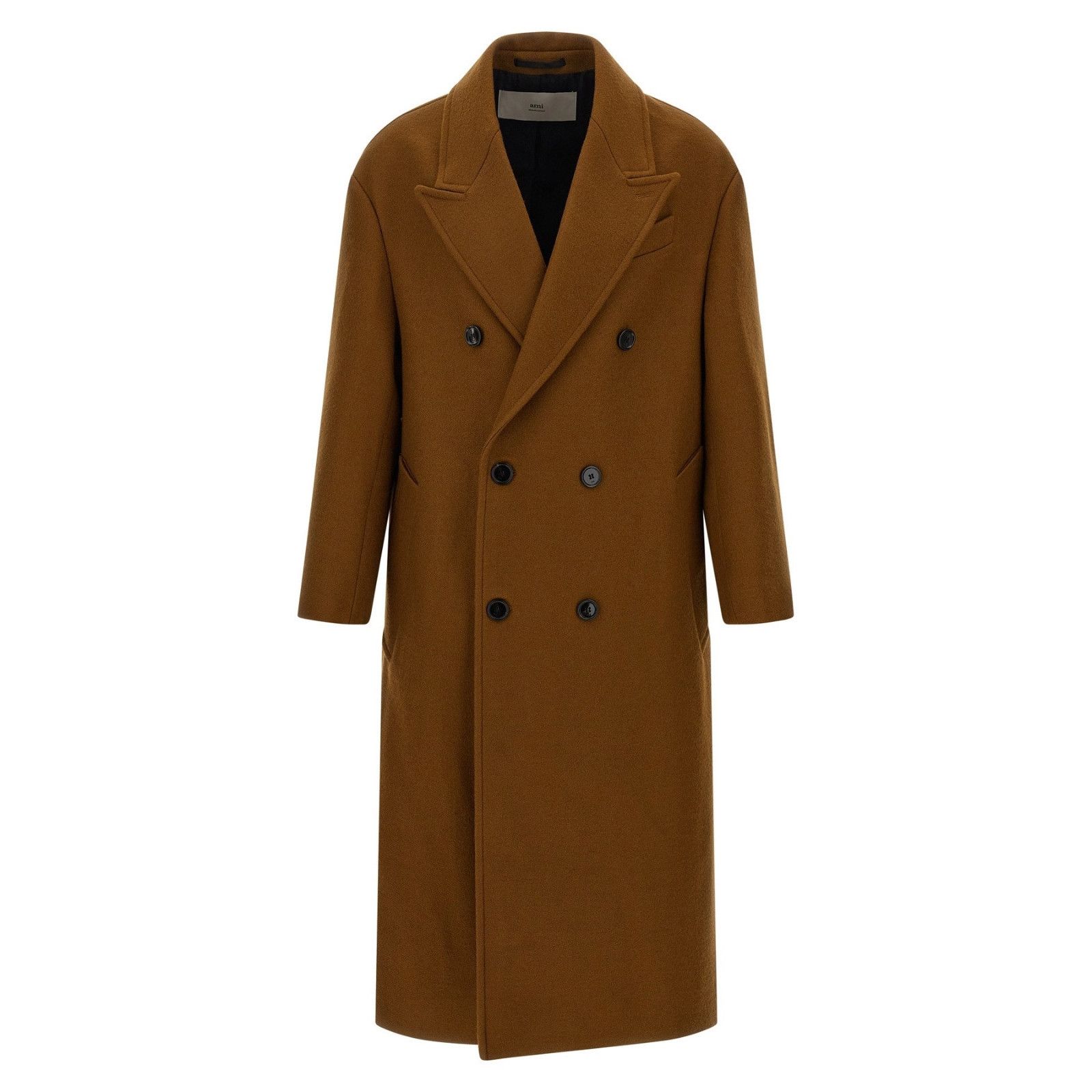 AMI AMI PARIS Brown Wool Coat New & Authentic (Men's size:S;) Size US S / EU 44-46 / 1 - 1 Thumbnail