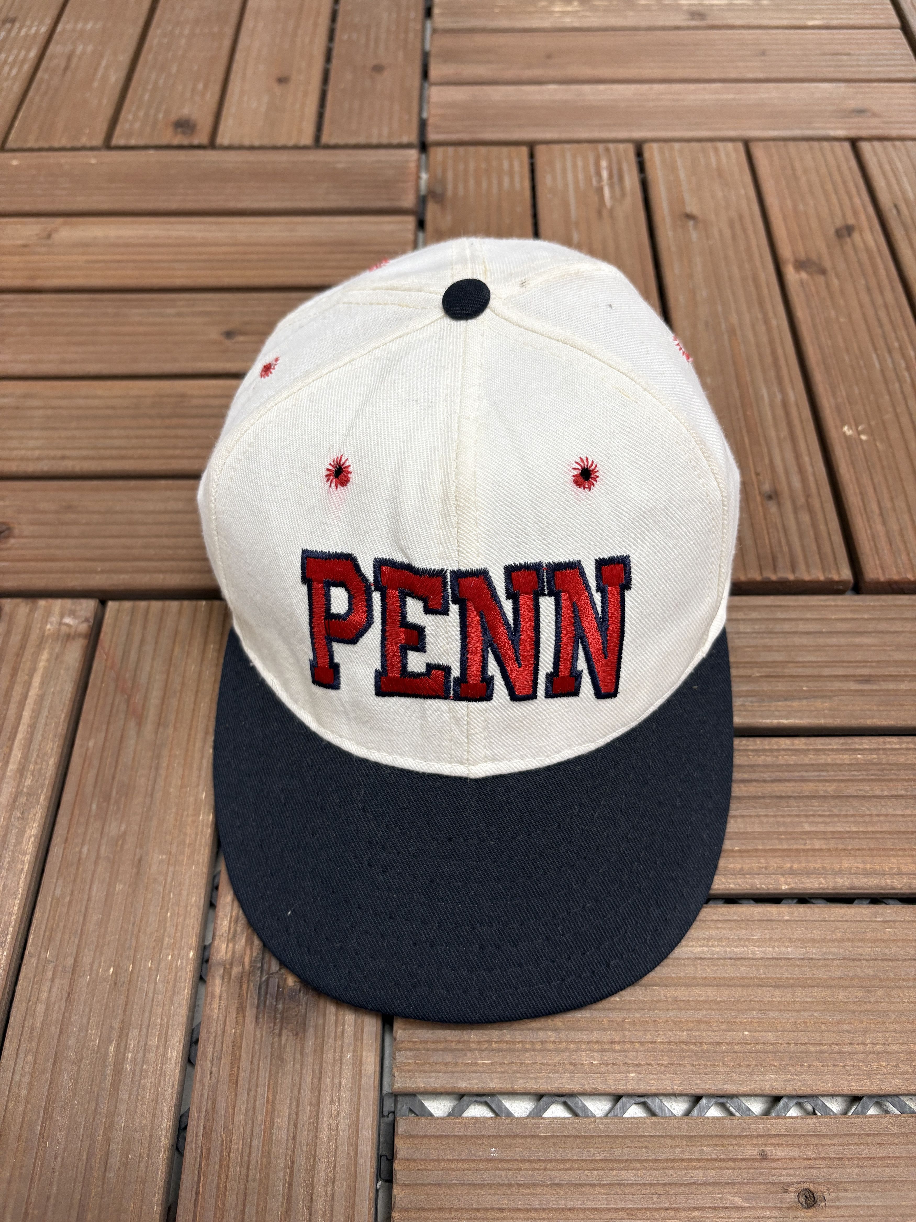 Vintage Penn Quakers Vintage Made in USA Hat Size 7 1/8 Size ONE SIZE - 2 Thumbnail