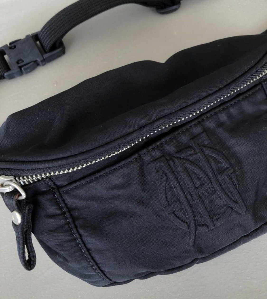 Jean Paul Gaultier Vtg JPG Debossed Nylon waist bag Size ONE SIZE - 2 Thumbnail