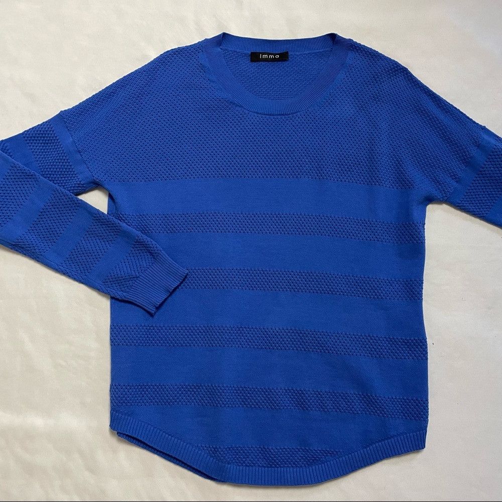 Other IMMA Inlet Cotton Crew Neck Blue Sweater Size L Size L / US 10 / IT 46 - 6 Thumbnail