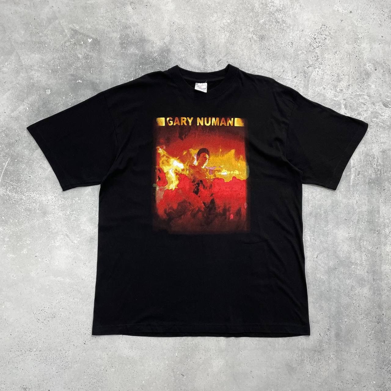 Band Tees × Vintage Vintage 2000s Gary Numan Hope Bleeds Mortal Records T Shirt Size US XL / EU 56 / 4 - 1 Thumbnail