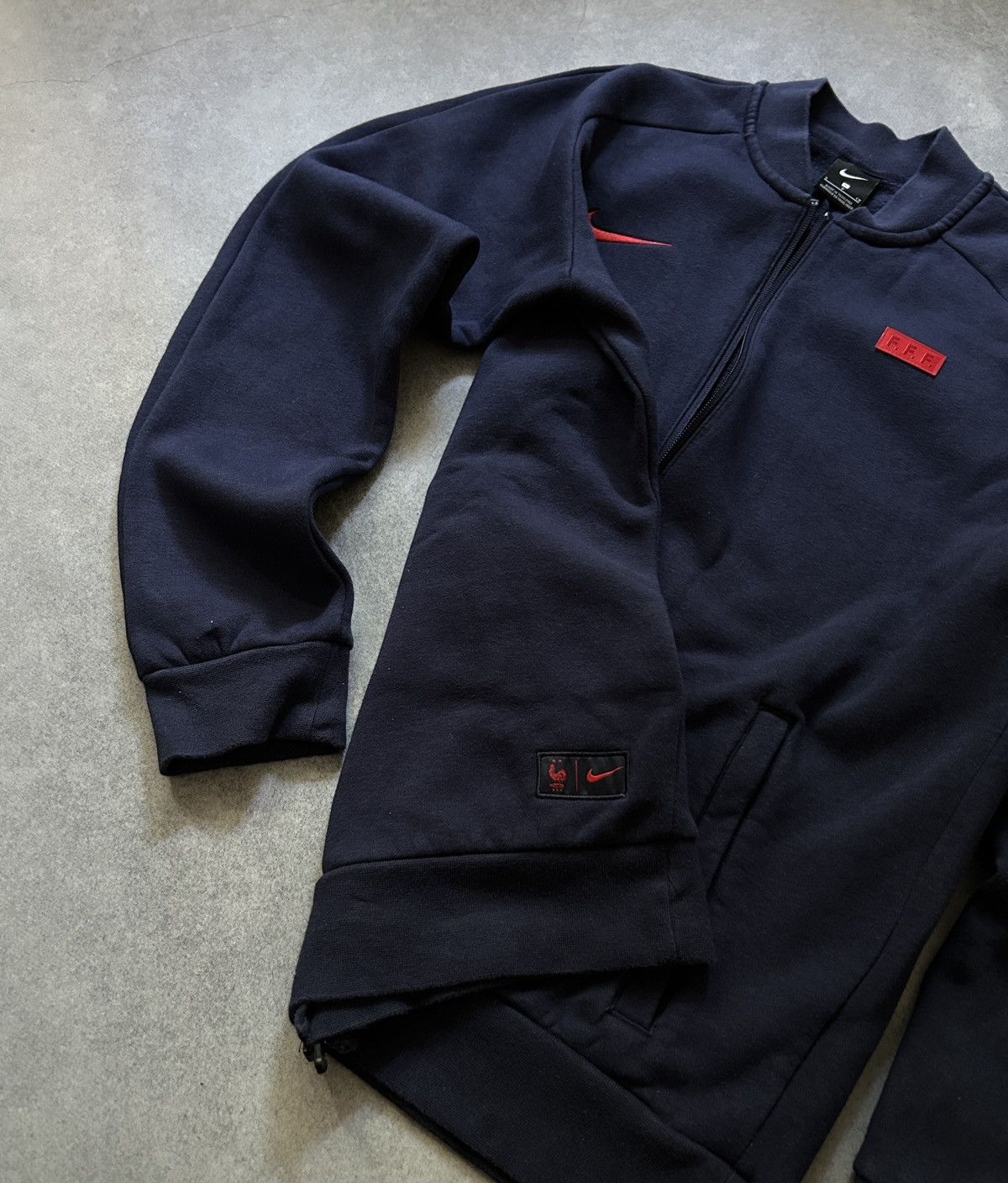 Nike Nike FFF France 🇫🇷 football soccer track sweatshirt Size US S / EU 44-46 / 1 - 4 Thumbnail