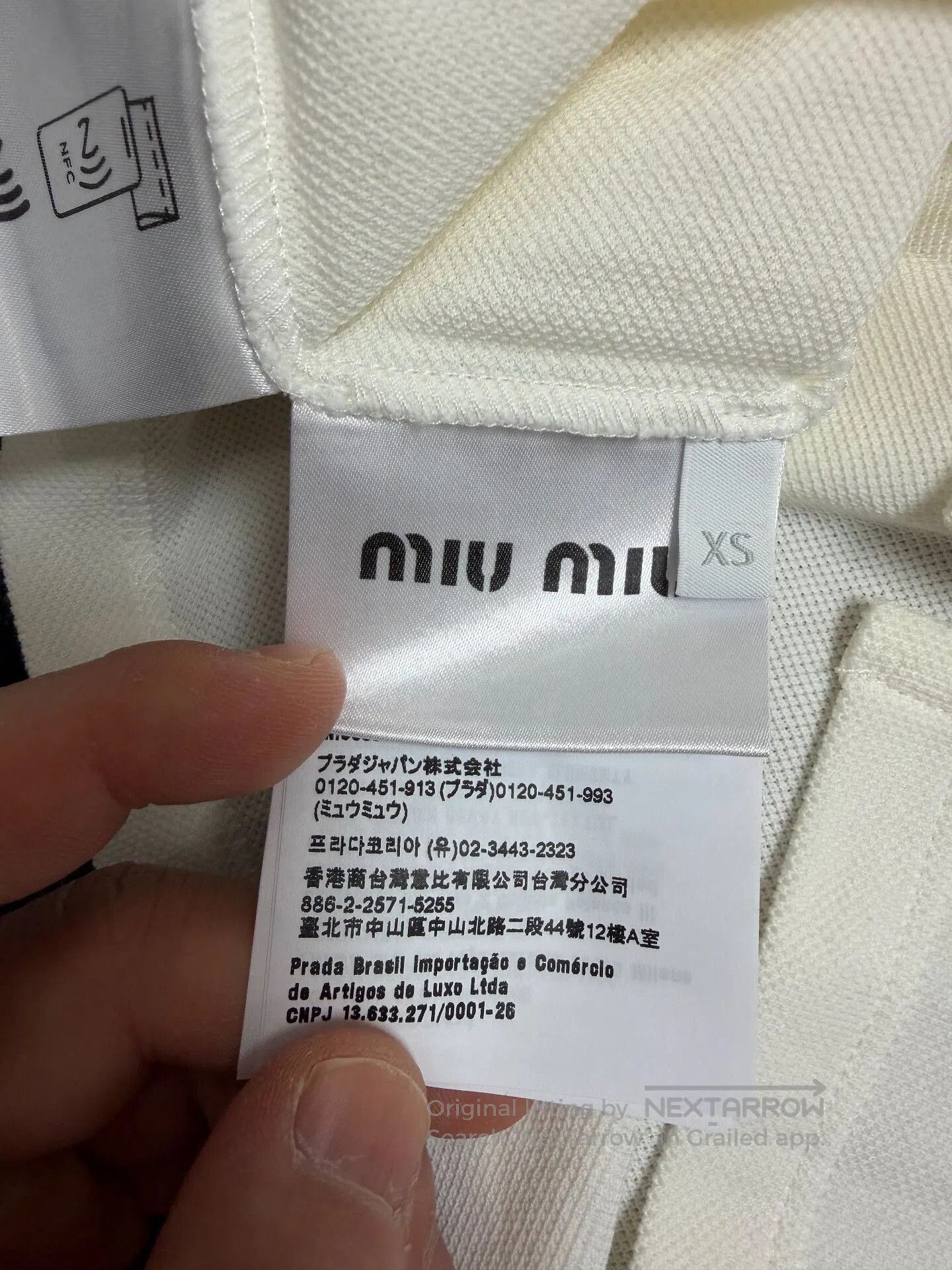 Miu Miu MIU MIU SS24 Logo Embroidered Polo Shirt. Size XS / US 0-2 / IT 36-38 - 6 Thumbnail