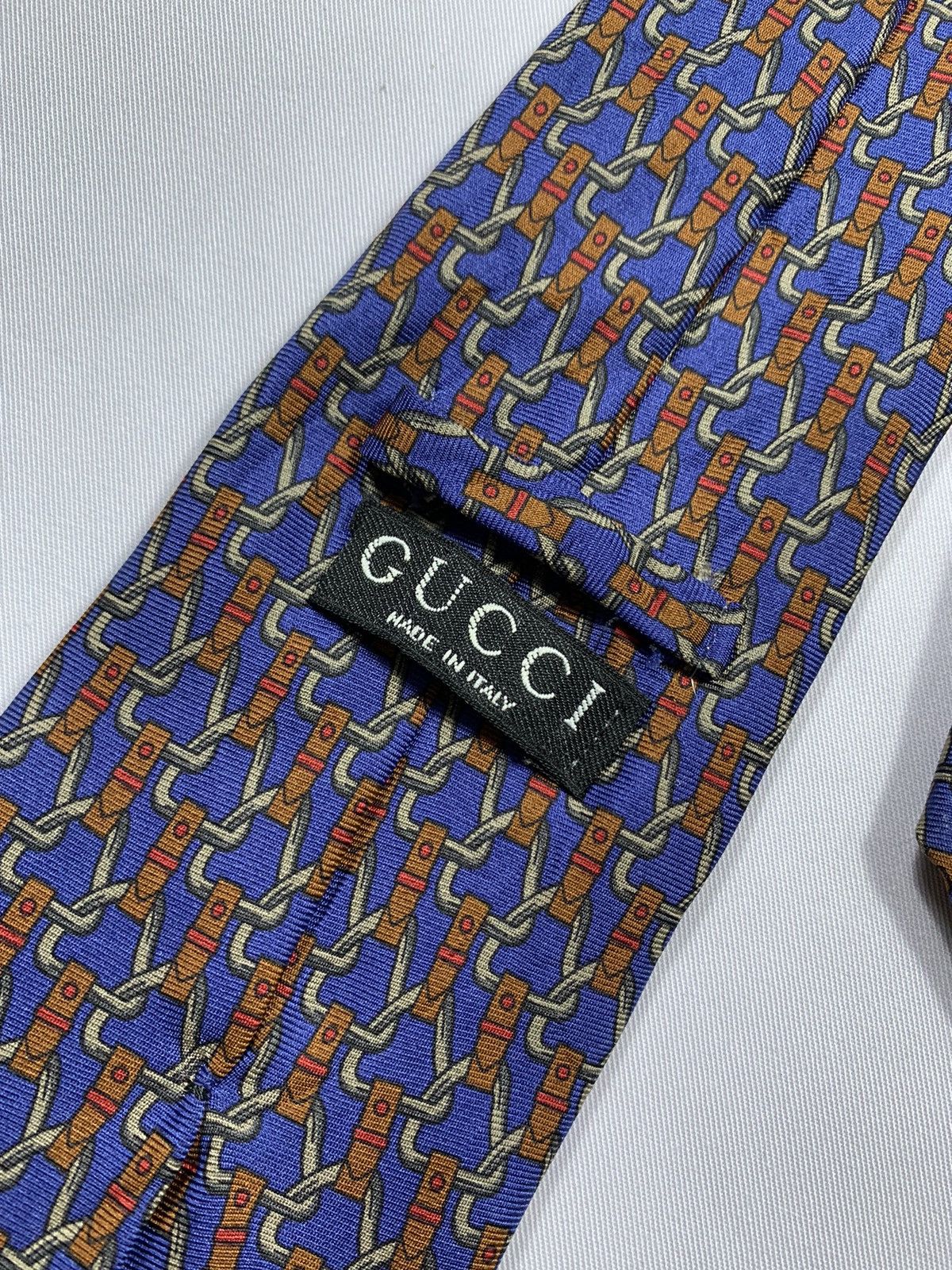 Gucci Gucci slik Monogram Tie Size ONE SIZE - 4 Thumbnail