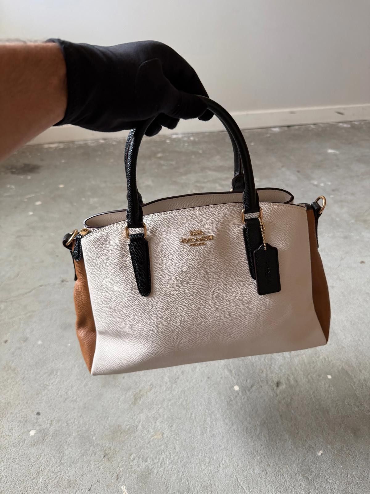 Coach Coach Margot Carryall Colorblock Shoulder Bag White Size ONE SIZE - 5 Thumbnail
