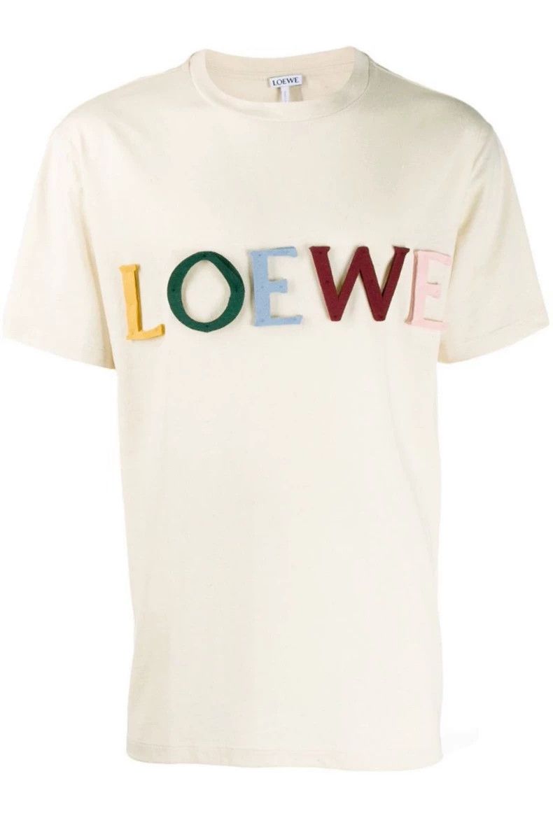 Loewe LOEWE Letter logo short sleeve T-shirt Size M / US 6-8 / IT 42-44 - 4 Thumbnail